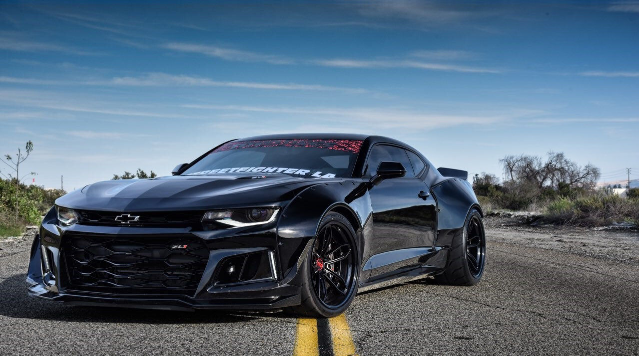2016-2024 Chevrolet Camaro 1LS/1LT/2LT/1SS/2SS Base Wide Body Kit - SFXLA-GEN6-CAMARO-BKFRP