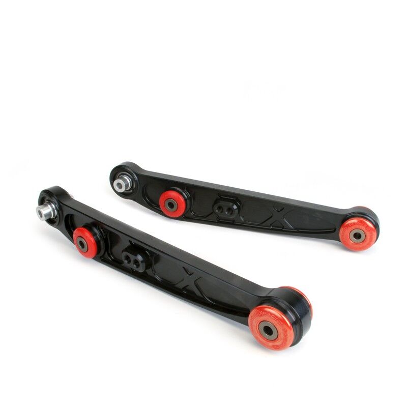 1994-1997 Honda Del Sol VTEC Skunk2 Alpha Black Anodized Lower Control Arms - 54