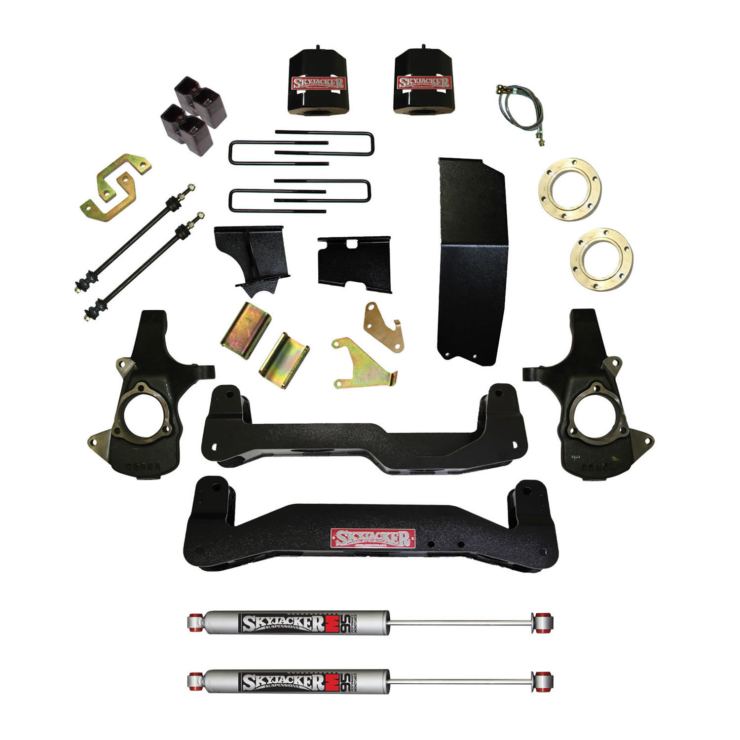 2014-2016 GMC Sierra 1500 Lift Kit 6.0-7.0 Inch Lift by SkyJacker - C14660PK-M