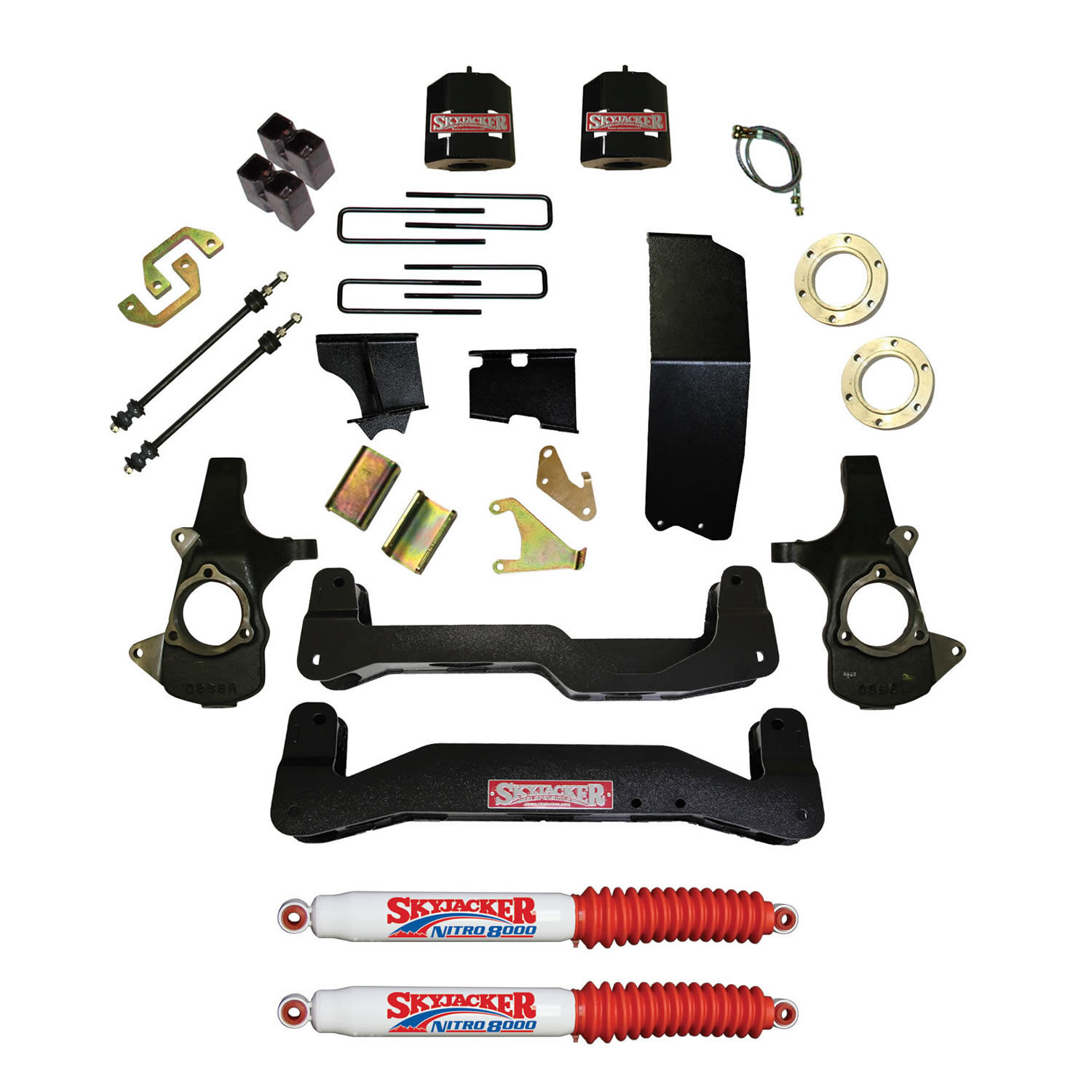 2014-2016 GMC Sierra 1500 Lift Kit 6.0-7.0 Inch Lift by SkyJacker - C14660PK-N