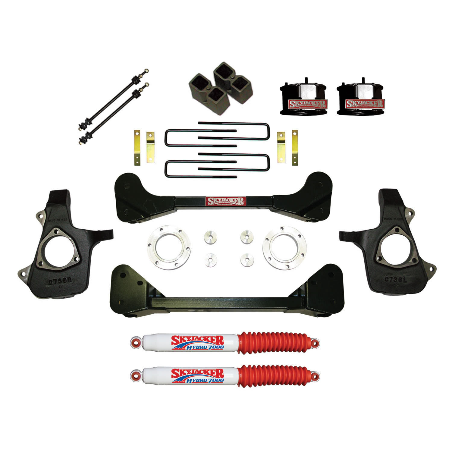 2007-2013 GMC Sierra 1500 Lift Kit 4.0 Inch Lift by SkyJacker - C7360PK-H