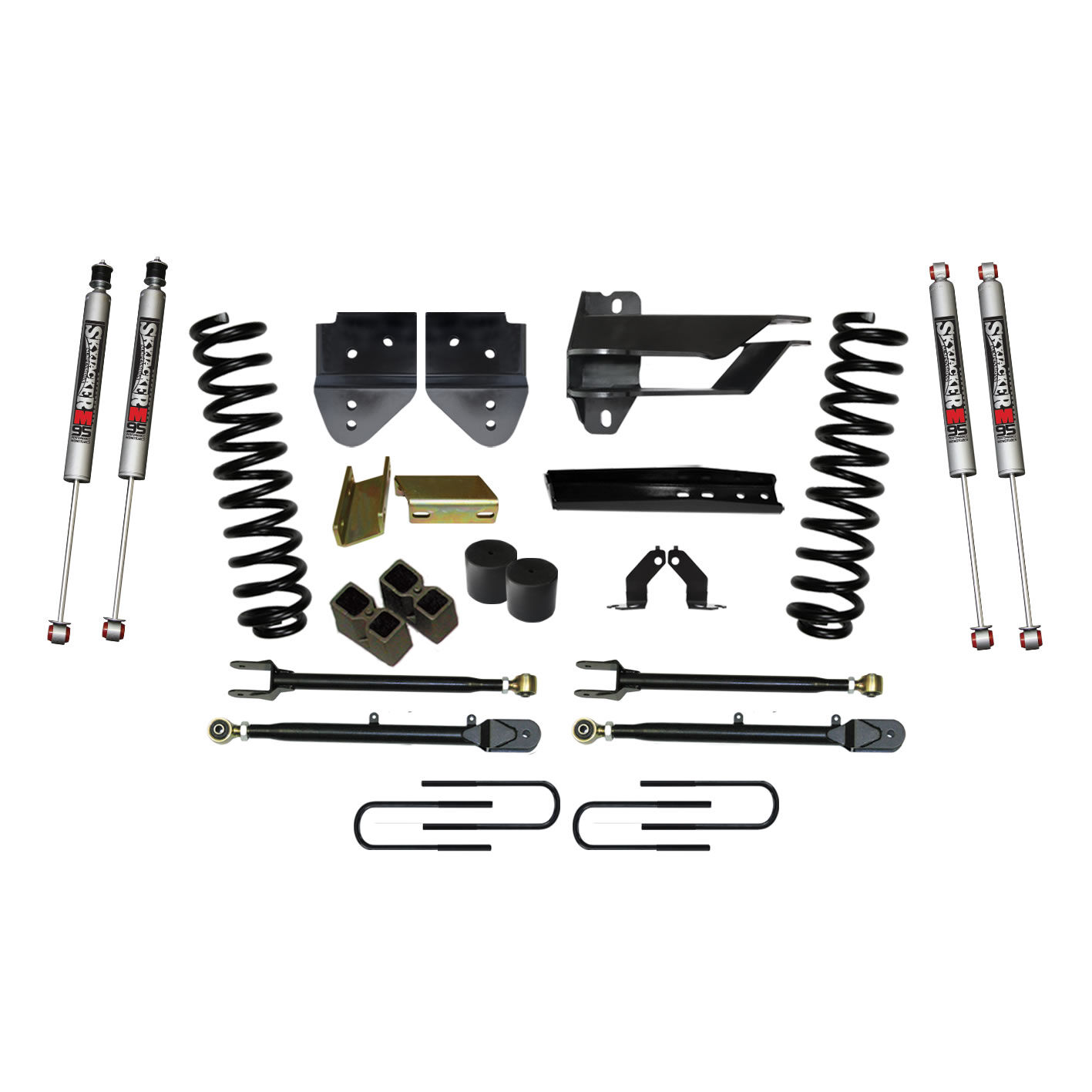 2017-2019 Ford F-350 Super Duty Lift Kit 4.0 Inch Lift by SkyJacker - F174024K3-M