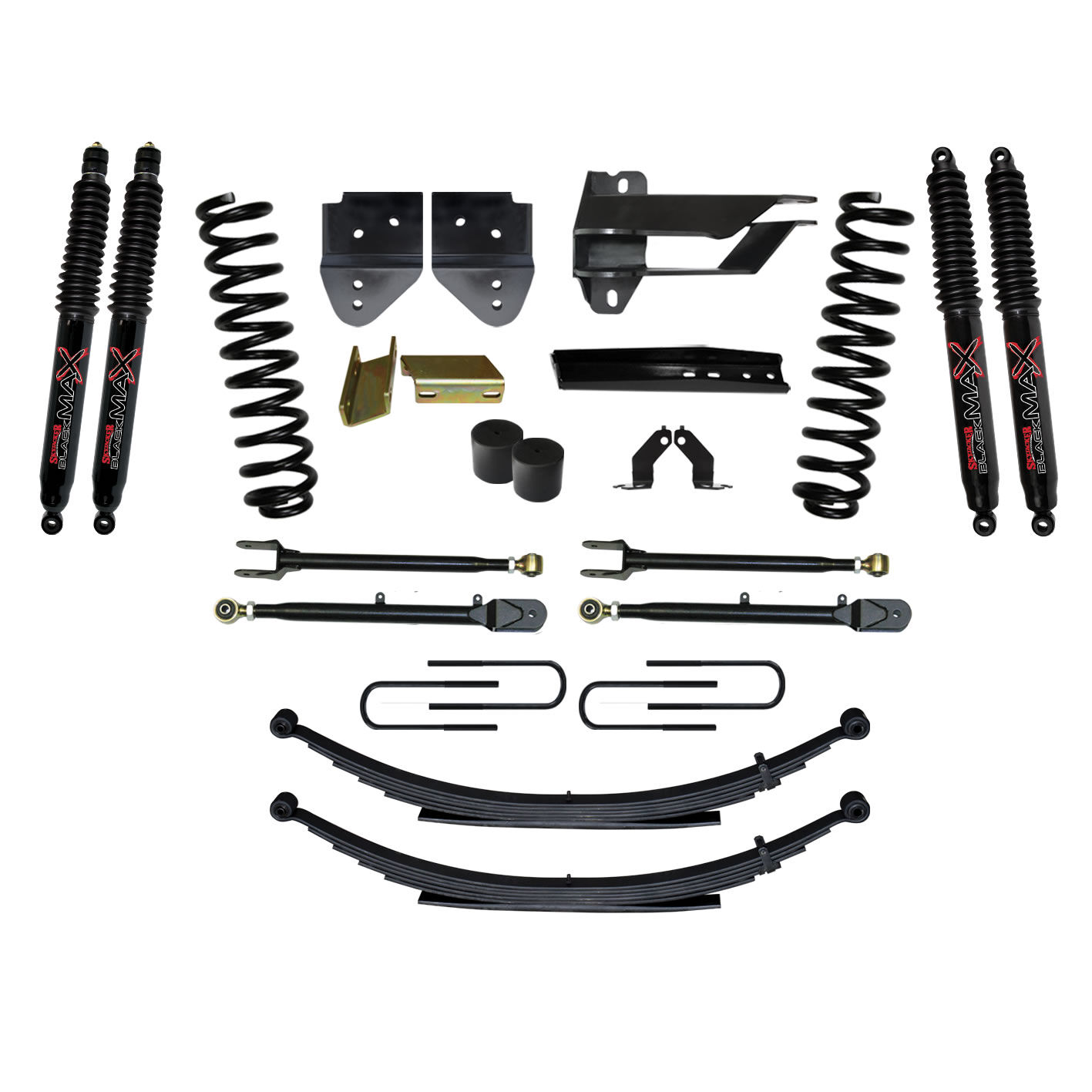 2017-2019 Ford F-350 Super Duty Lift Kit 4.0 Inch Lift by SkyJacker - F174024KS-B