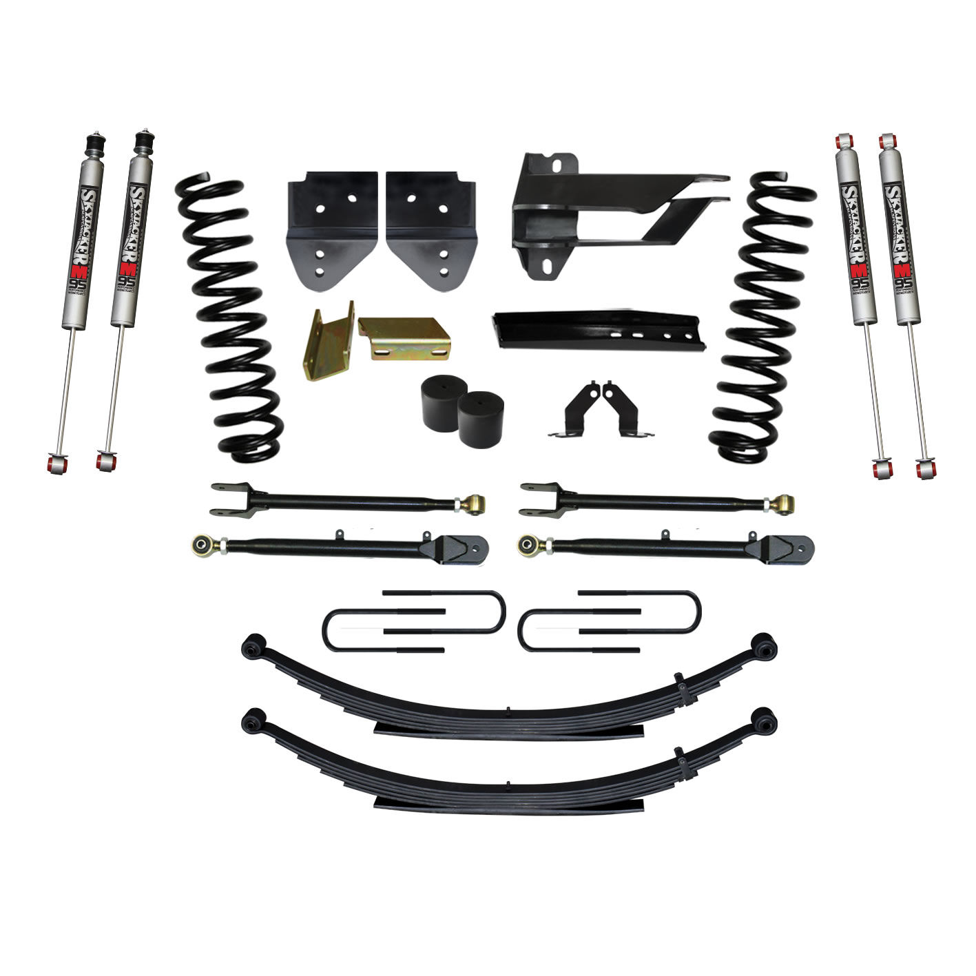 2017-2019 Ford F-350 Super Duty Lift Kit 4.0 Inch Lift by SkyJacker - F174024KS-M