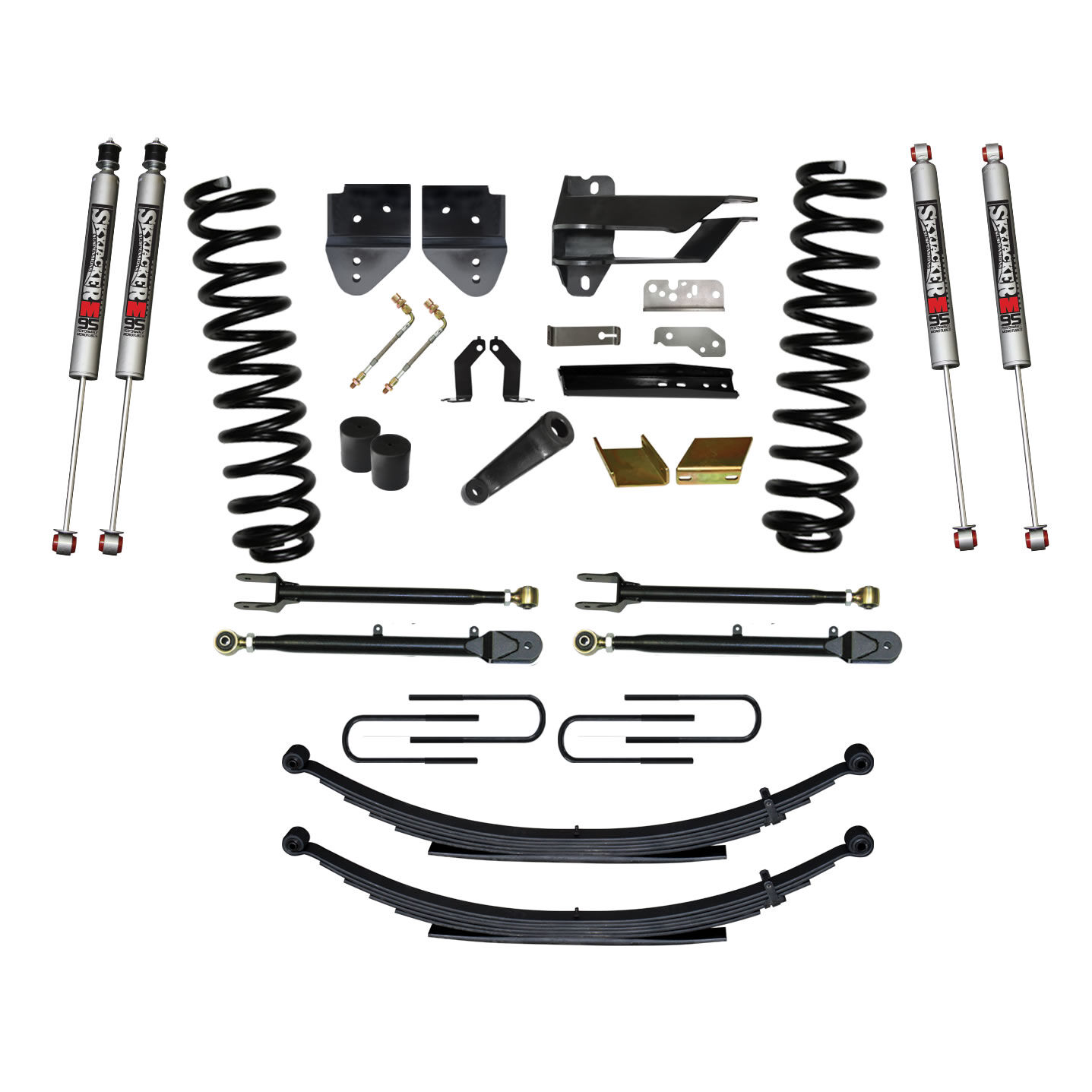 2017-2019 Ford F-350 Super Duty Lift Kit 6.0 Inch Lift by SkyJacker - F176024KS-M
