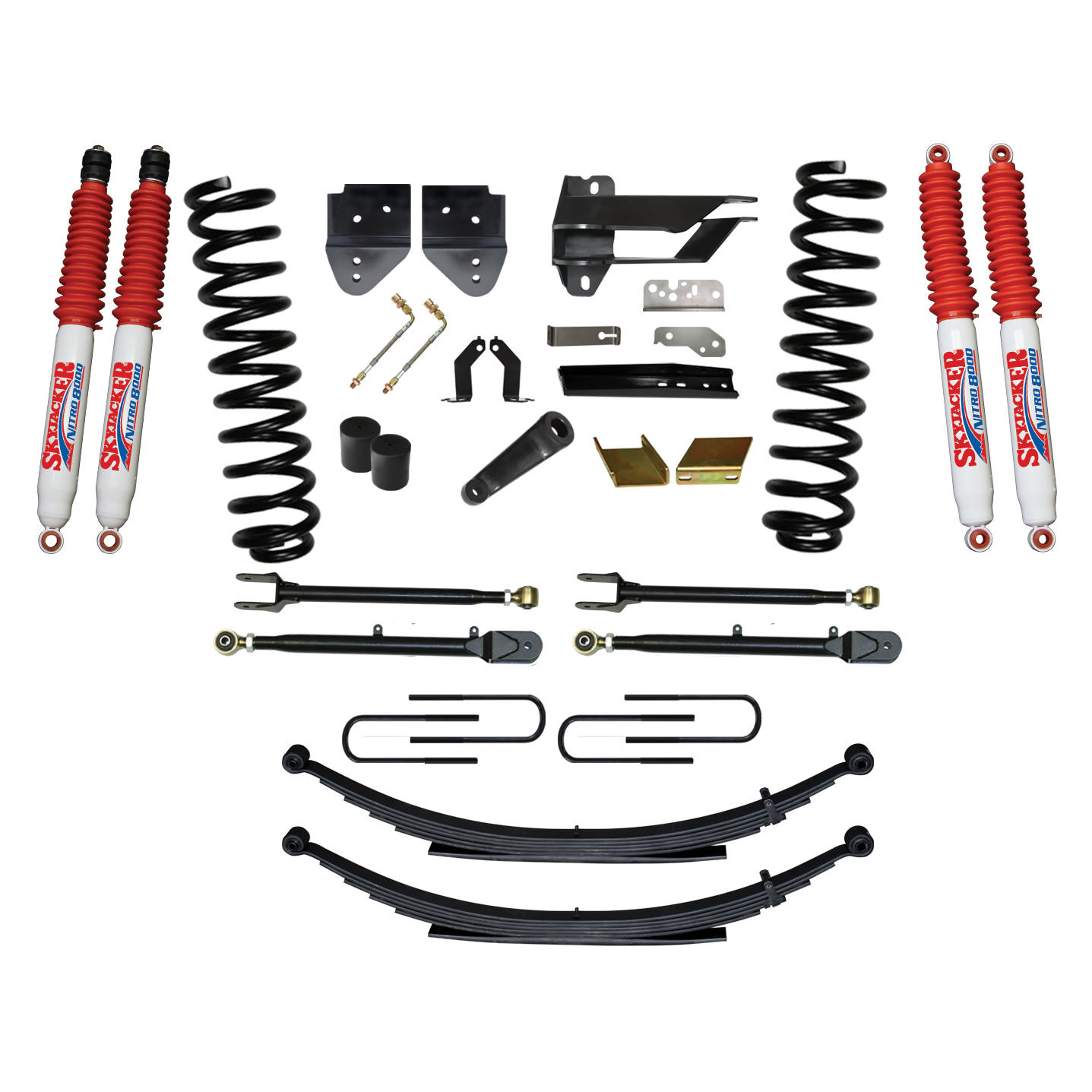 2017-2019 Ford F-350 Super Duty Lift Kit 6.0 Inch Lift by SkyJacker - F176024KS-N