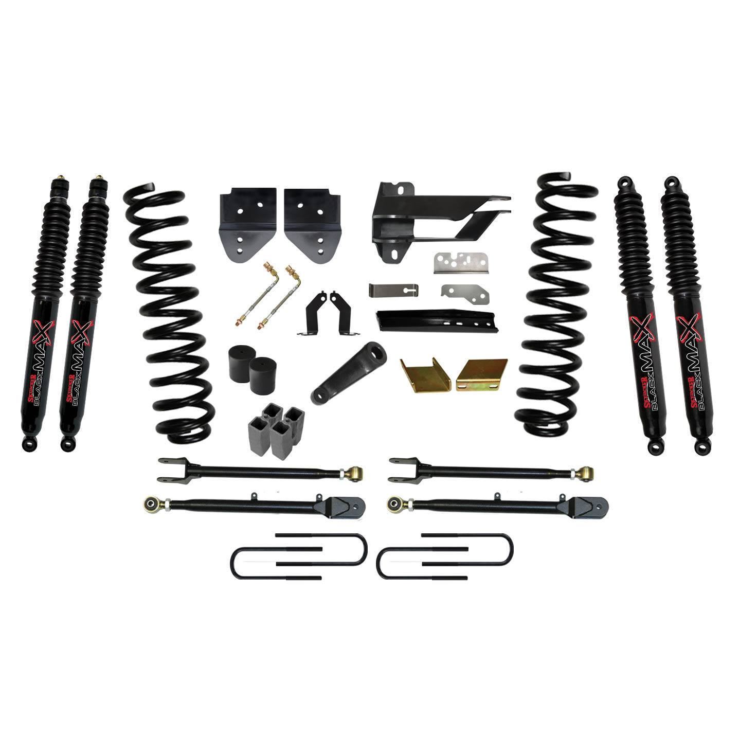 2017-2019 Ford F-350 Super Duty Lift Kit 6.0 Inch Lift by SkyJacker - F176524K3-B