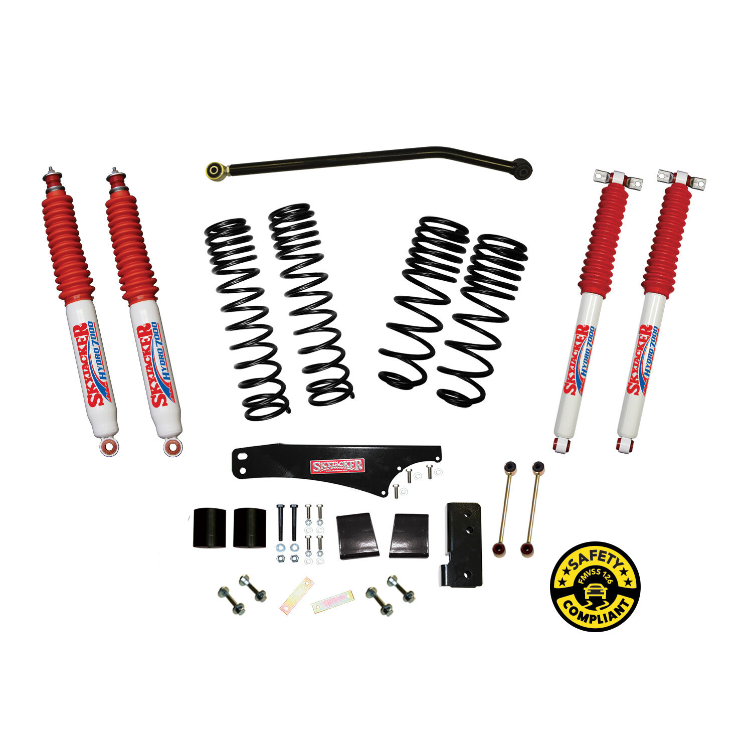 2007-2017 Jeep Wrangler Rubicon/Sahara Lift Kit 3.5 Inch-4.0 Inch Lift by SkyJacker - JK35BPHLT