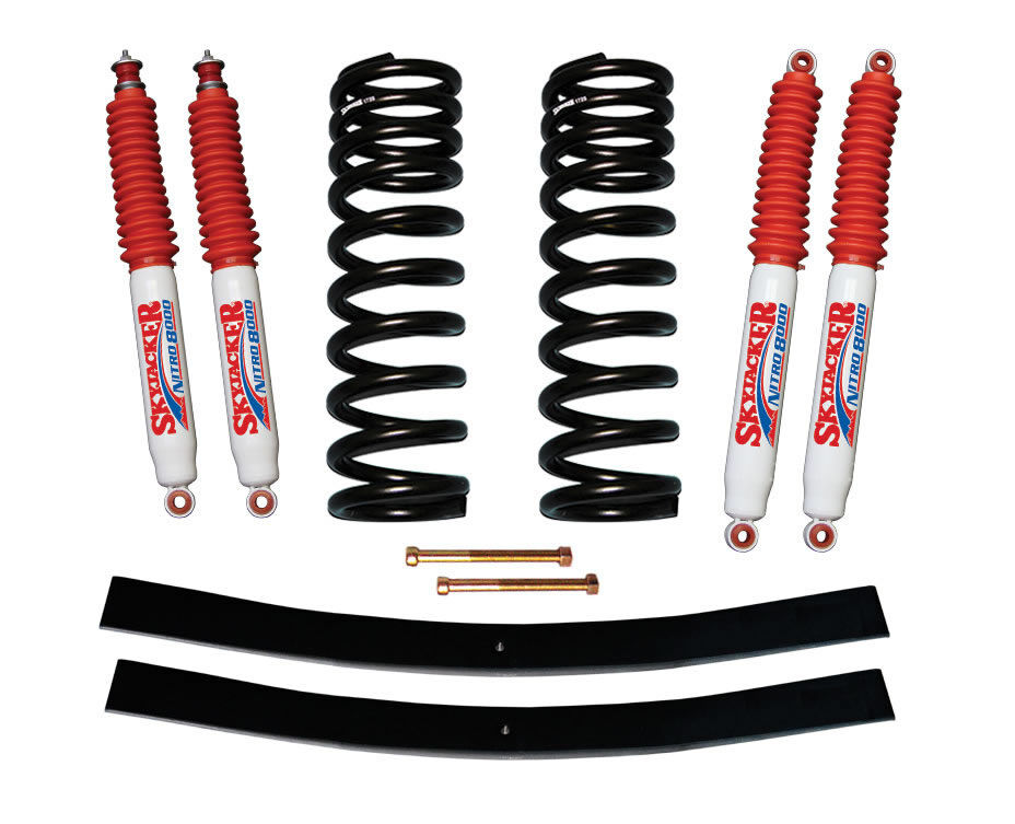 1975-1977 Ford Bronco Lift Kit 1.5-2.0 Inch Lift by SkyJacker - 172EBK-N