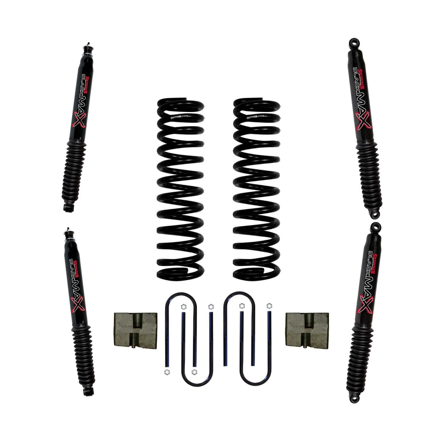 1975-1977 Ford Bronco Lift Kit 5.0 Inch Lift by SkyJacker - 174EBK-B