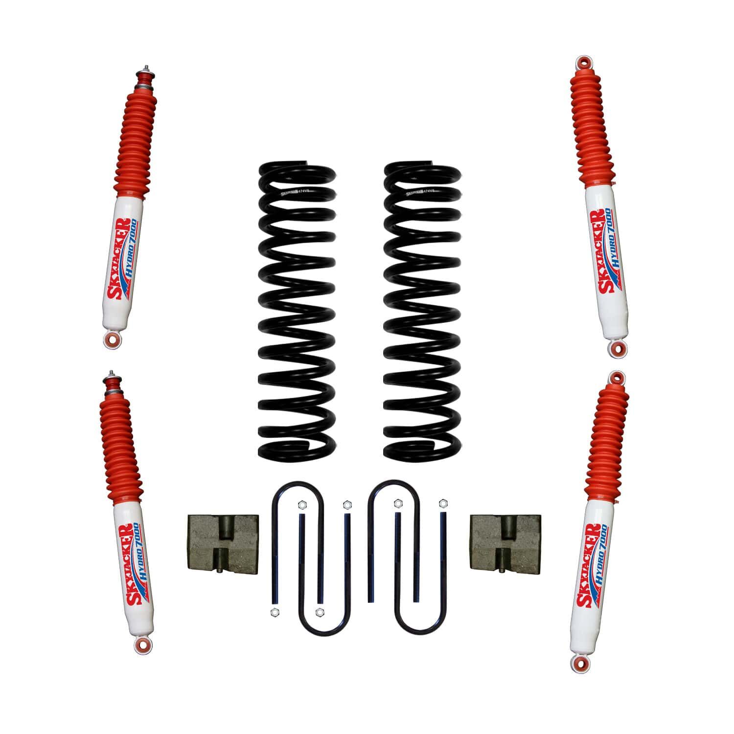 1975-1977 Ford Bronco Lift Kit 5.0 Inch Lift by SkyJacker - 174EBK-H