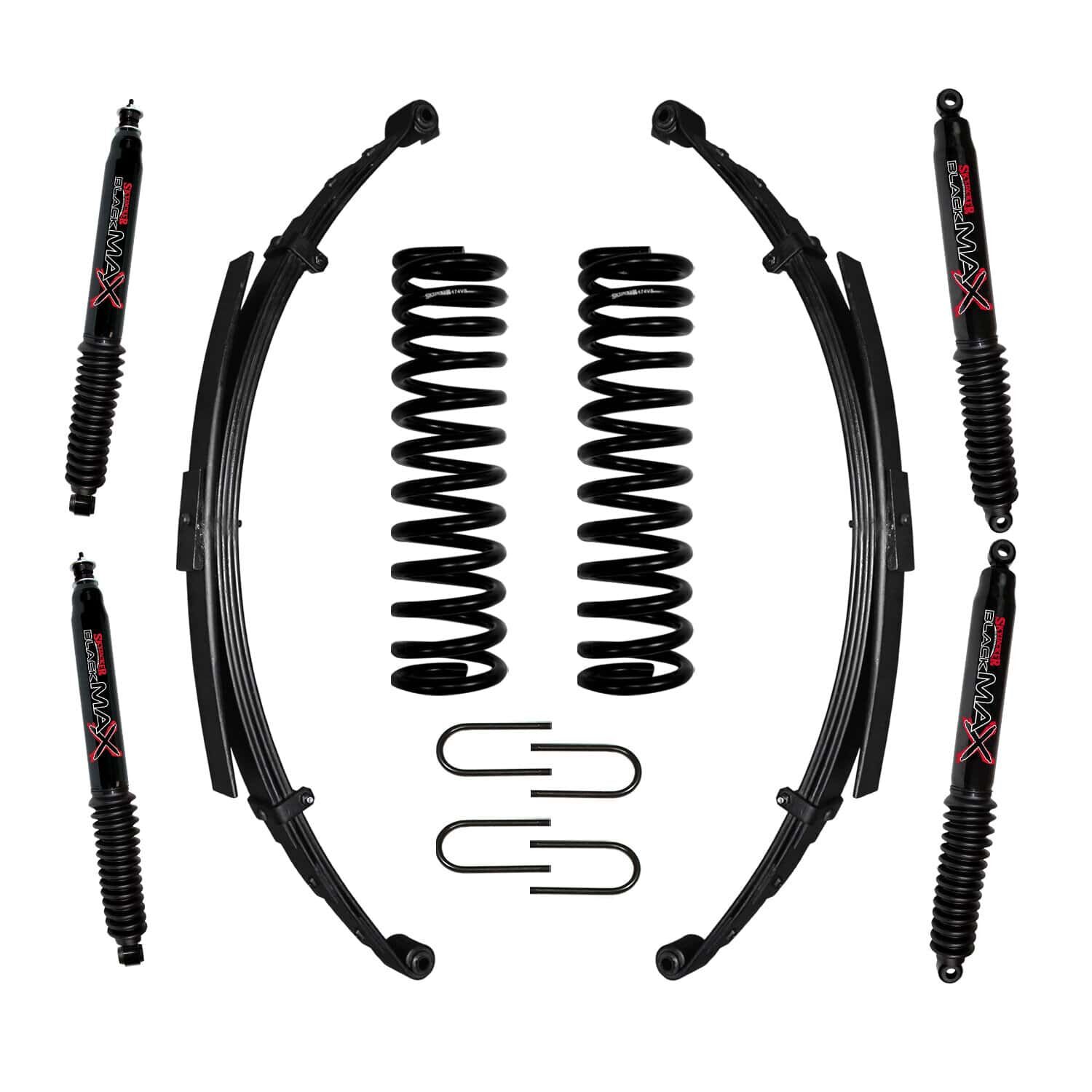 1975-1977 Ford Bronco Lift Kit 5.0 Inch Lift by SkyJacker - 174EBKS-B