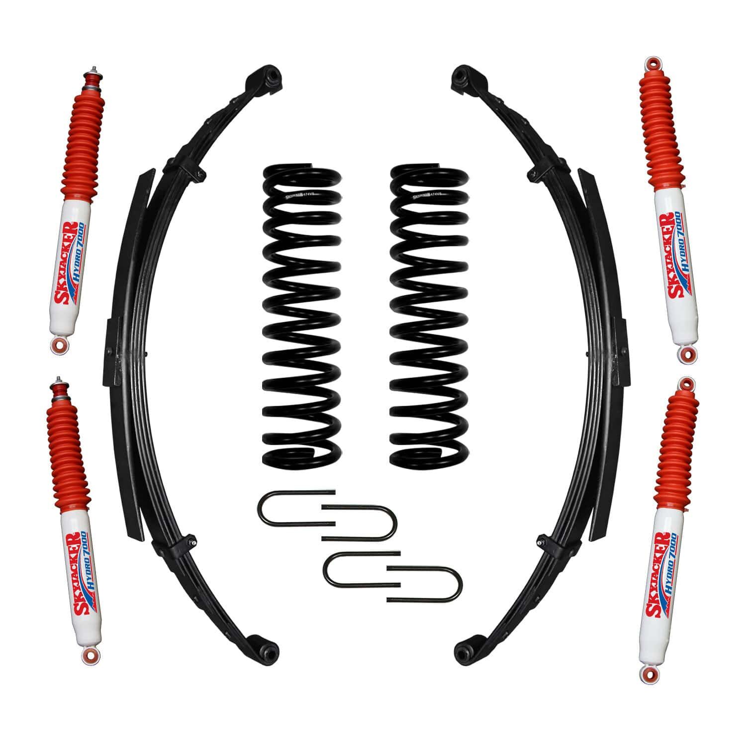 1975-1977 Ford Bronco Lift Kit 5.0 Inch Lift by SkyJacker - 174EBKS-H
