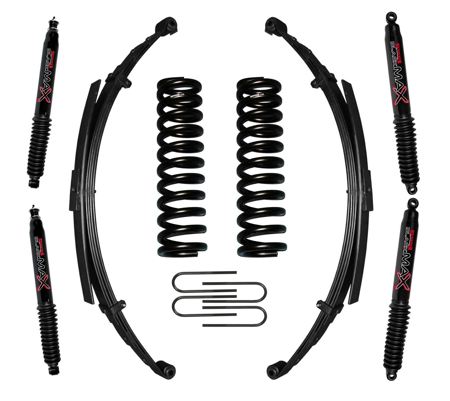 1975-1979 Ford Bronco Lift Kit 7.0 Inch Lift by SkyJacker - 176EBKS-B