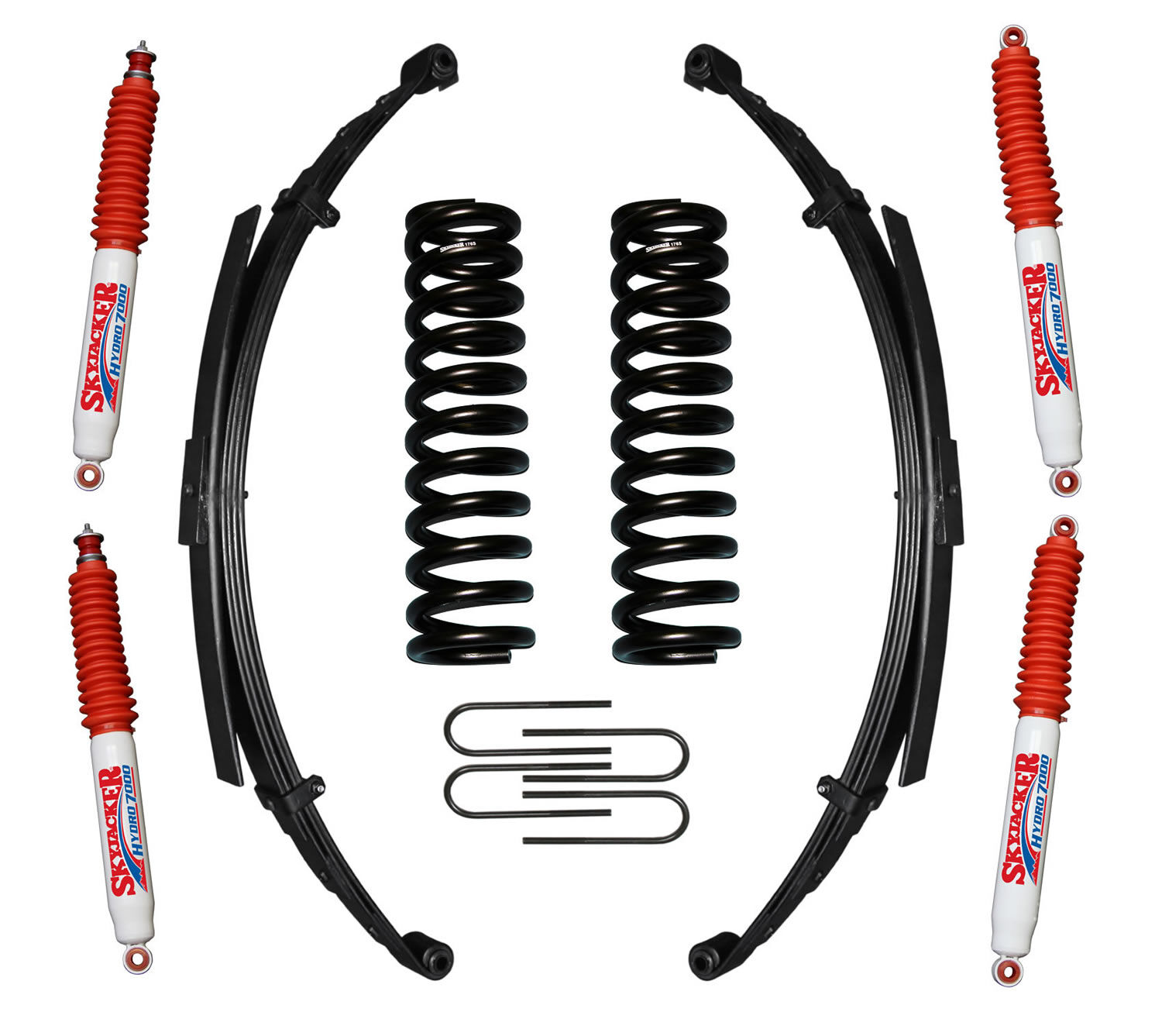 1975-1979 Ford Bronco Lift Kit 7.0 Inch Lift by SkyJacker - 176EBKS-H