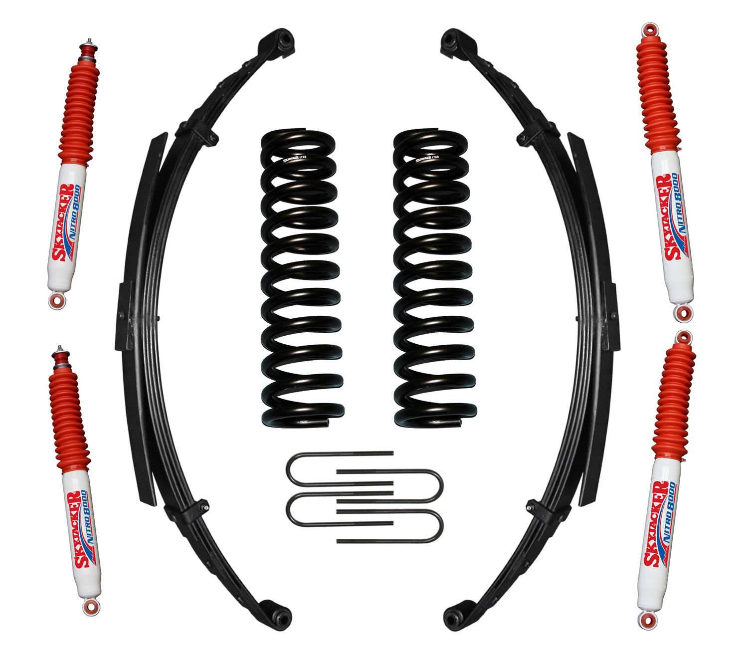 1975-1979 Ford Bronco Lift Kit 7.0 Inch Lift by SkyJacker - 176EBKS-N