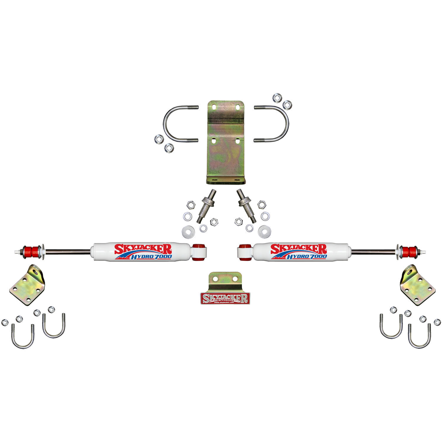 2007-2017 Jeep Wrangler Steering Stabilizer Kit 2 Piece by SkyJacker - 7203