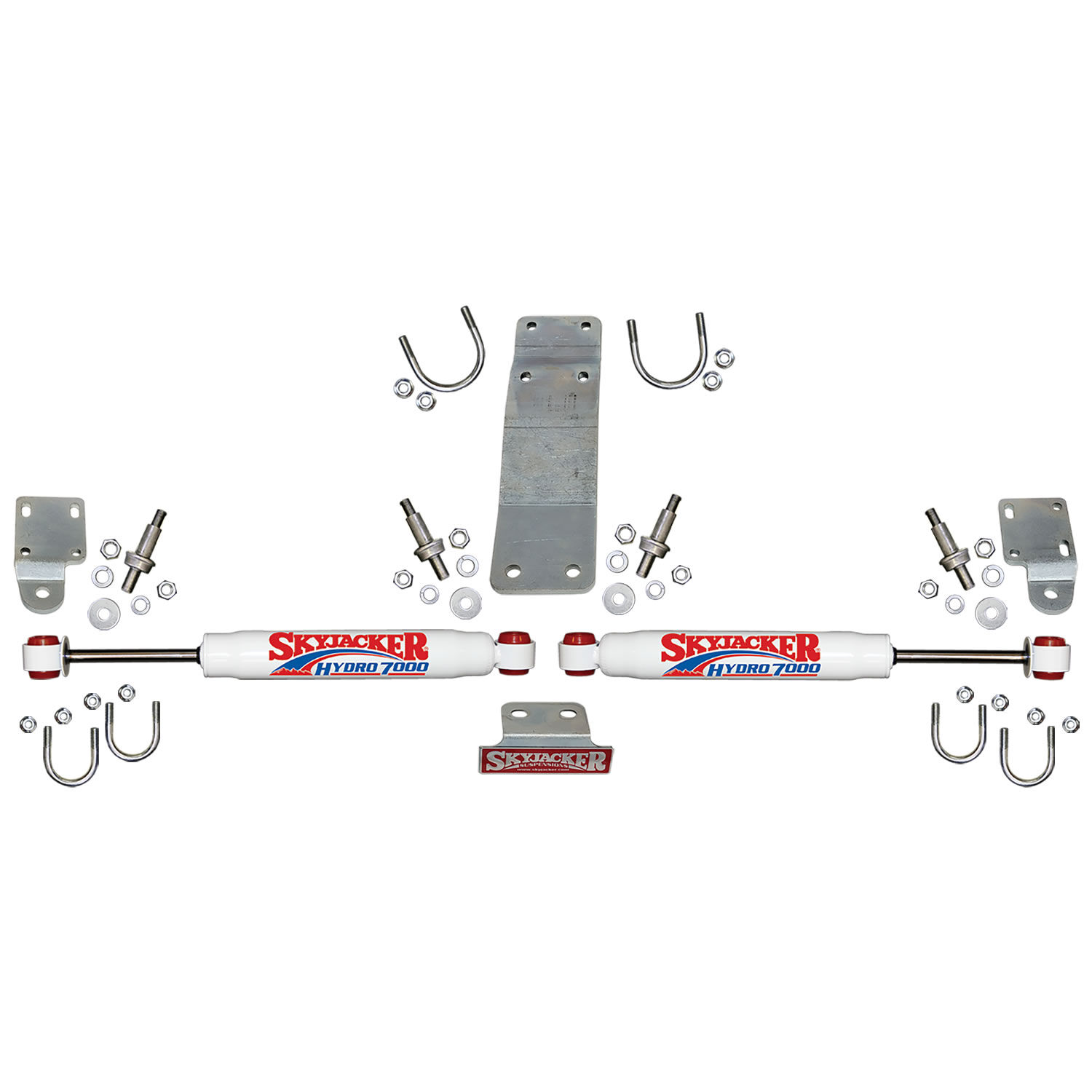 2007-2017 Jeep Wrangler Steering Stabilizer Kit 2 Piece by SkyJacker - 7204