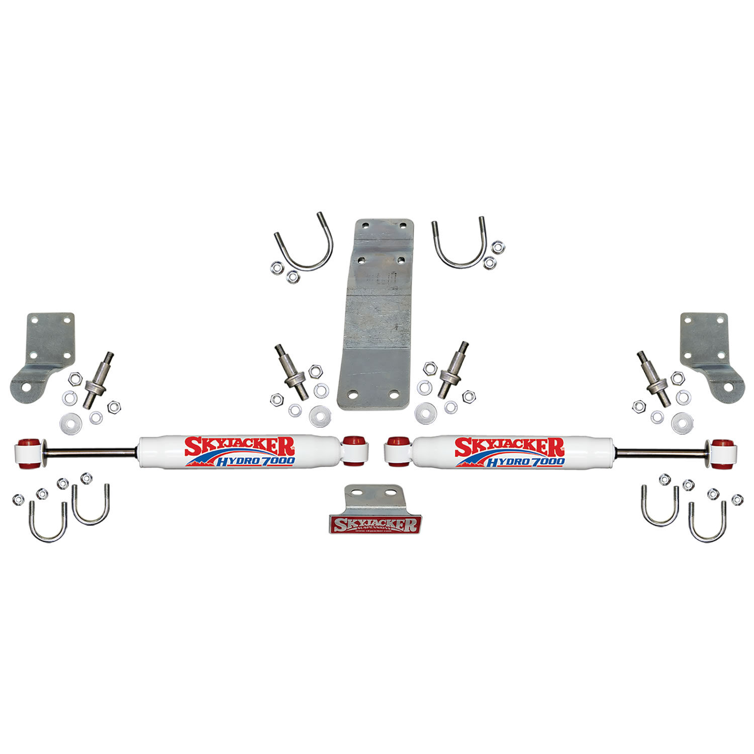 2007-2017 Jeep Wrangler Steering Stabilizer Kit 2 Piece by SkyJacker - 7206