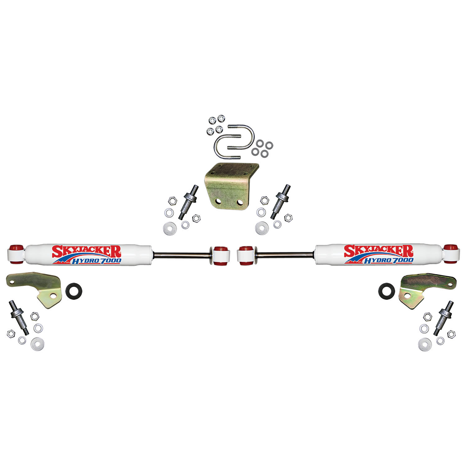 2011-2018 GMC Sierra 3500 HD Steering Stabilizer Kit 4.0 Inch Lift 2 Piece by SkyJacker - 7211
