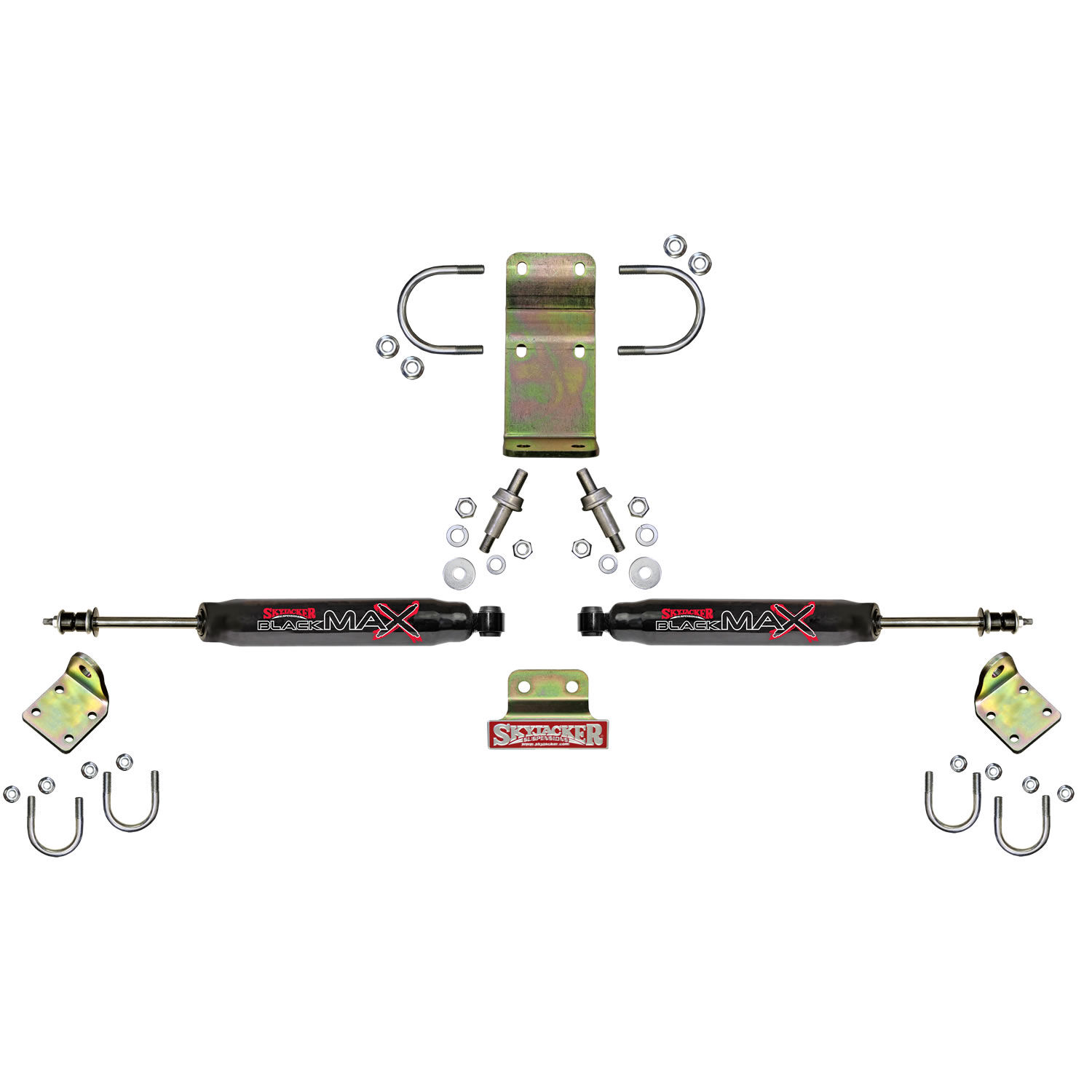 2018-2019 Jeep Wrangler Steering Stabilizer Kit 2 Piece by SkyJacker - 8208