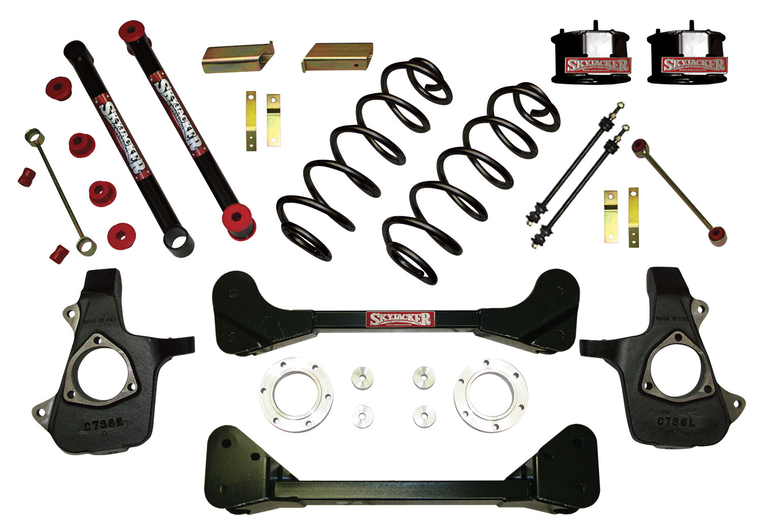2007-2013 GMC Yukon XL 1500 Lift Kit 4.0 Inch Lift by SkyJacker - C7360SK