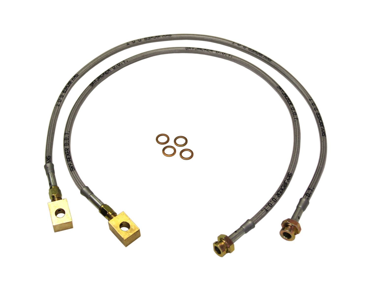 1979-1991 GMC Jimmy Brake Hose Kit Front 6.0-8.0 Inch Lift Pair by SkyJacker - FBL19