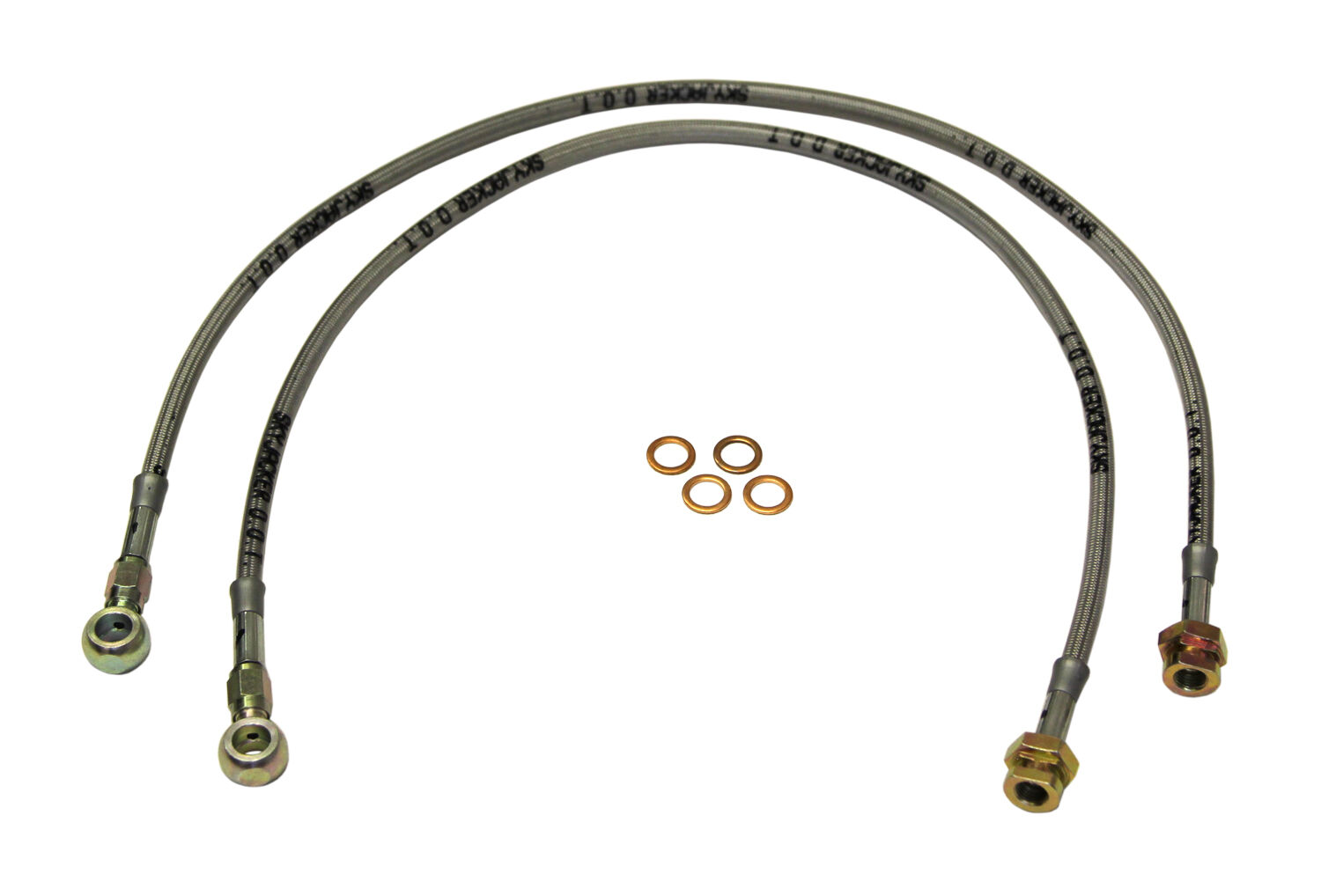 1979-1986 GMC K3500 Brake Hose Kit Front 6.0-8.0 Inch Lift Pair by SkyJacker - FBL29