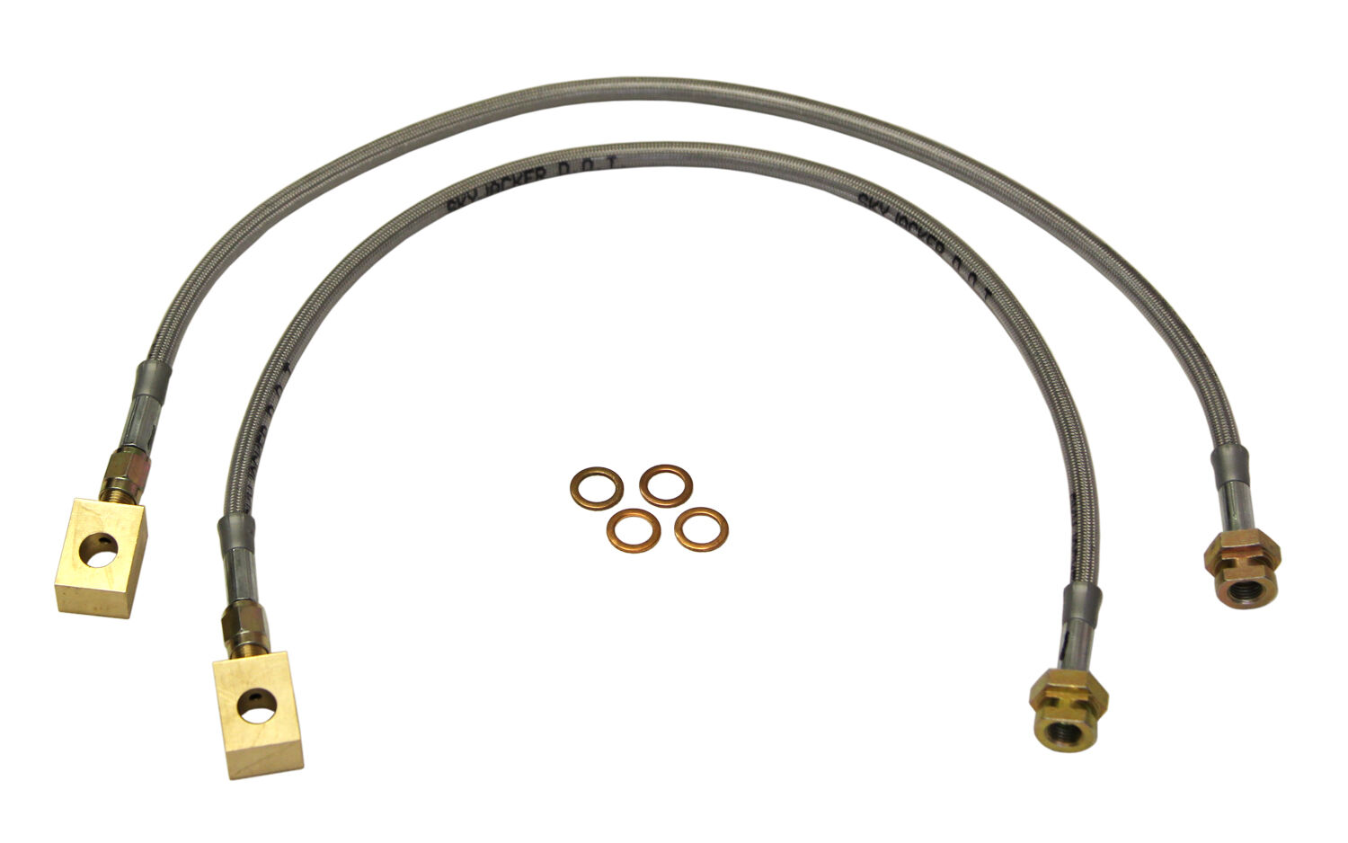 1979-1988 Jeep J20 Brake Hose Kit Front 2.5-5.0 Inch Lift Pair by SkyJacker - FBL40