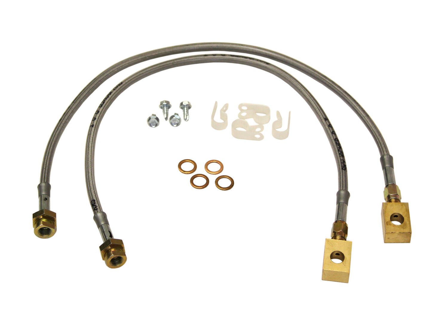 1988-2000 GMC K2500 Brake Hose Kit Front 0-3.0 Inch Lift Pair by SkyJacker - FBL97