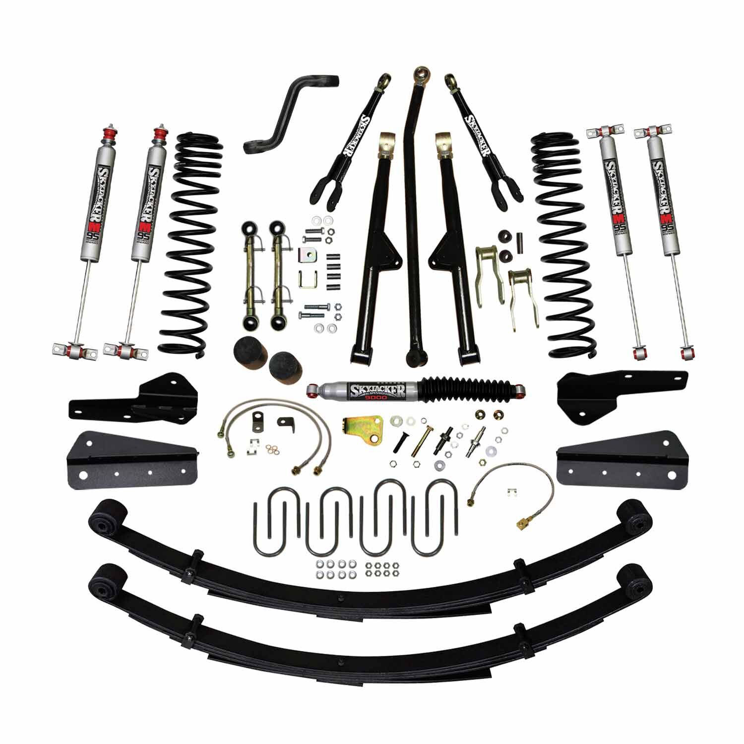 1989-2001 Jeep Cherokee Sport Lift Kit 4.5 Inch Lift by SkyJacker - JC4258KSMLT