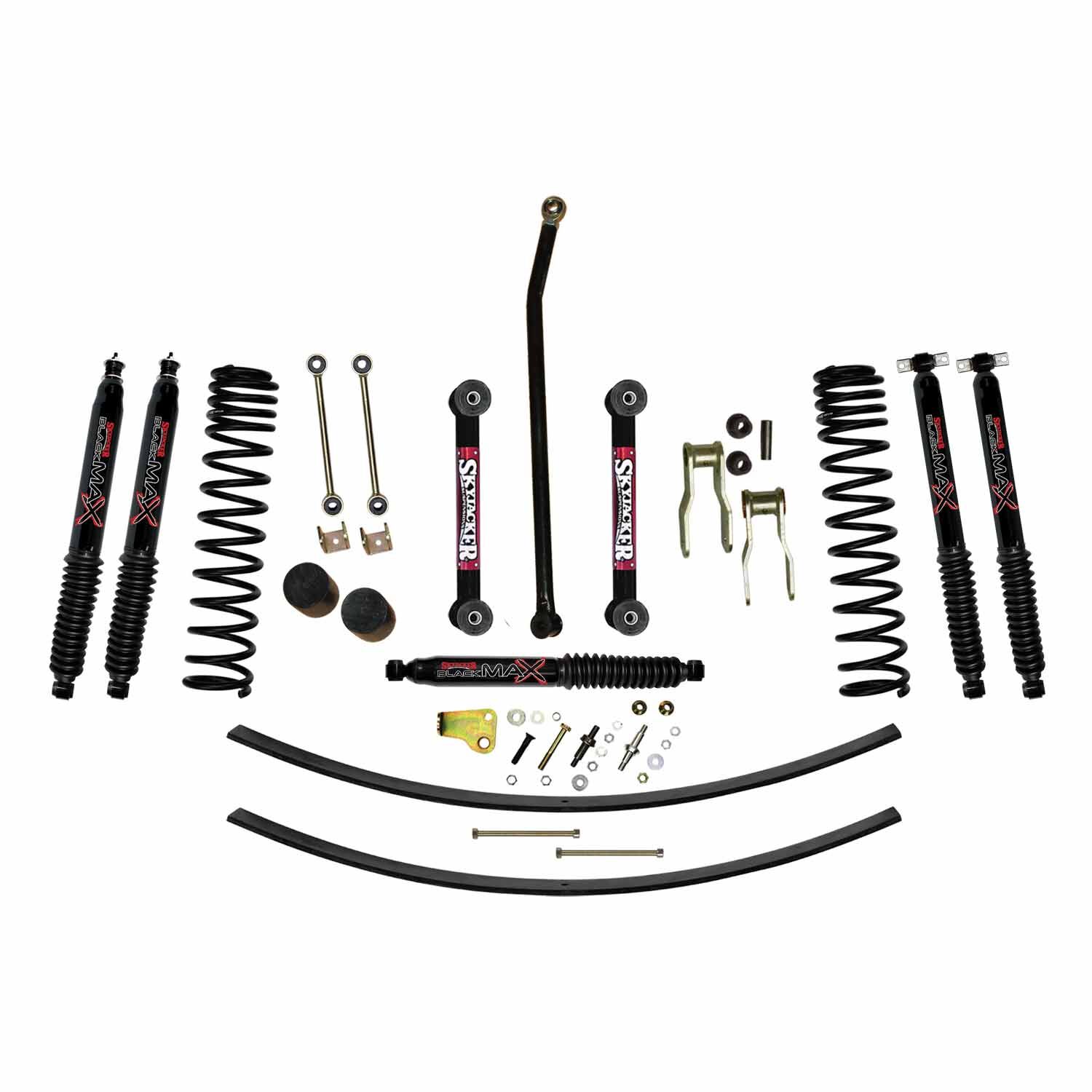1989-2001 Jeep Cherokee Sport Lift Kit 4.5 Inch Lift by SkyJacker - JC451KBLT