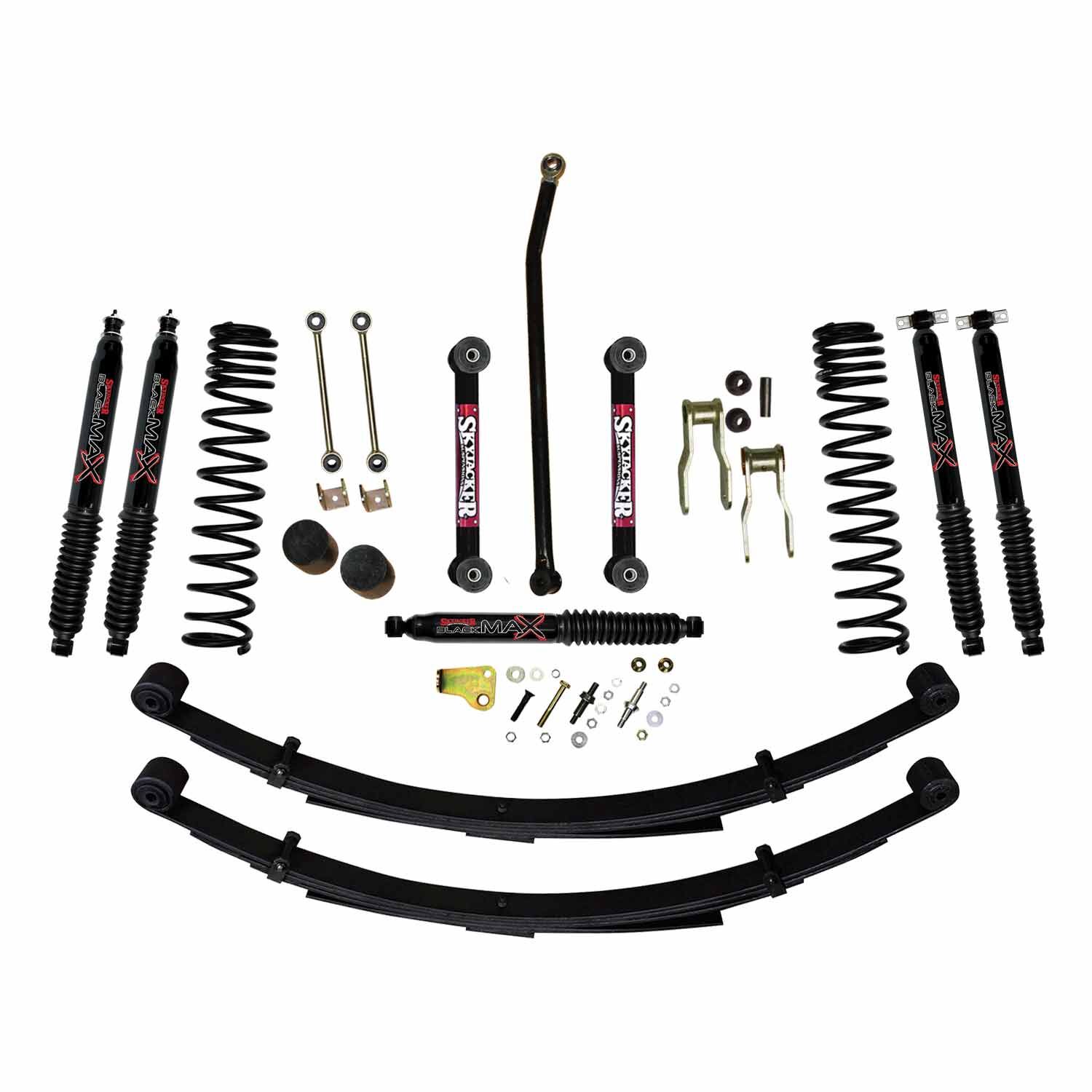 1989-2001 Jeep Cherokee Sport Lift Kit 4.5 Inch Lift by SkyJacker - JC4558KSBLT