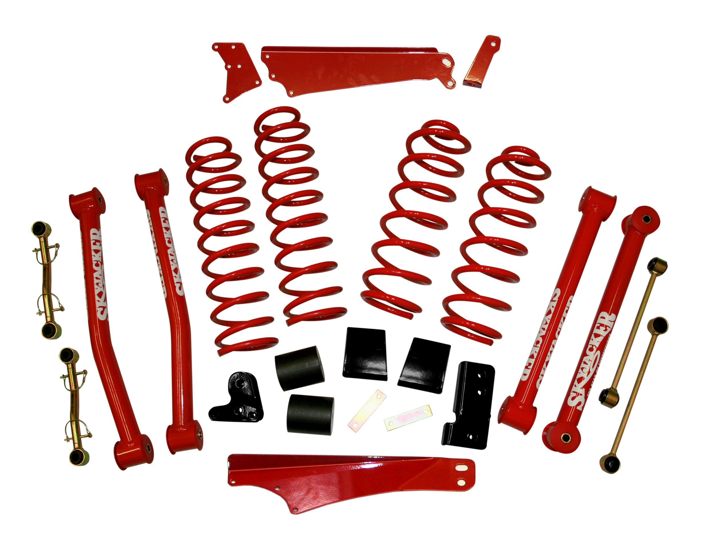 2007-2017 Jeep Wrangler Lift Kit 4.0-5.0 Inch Lift by SkyJacker - JK401KCR-B