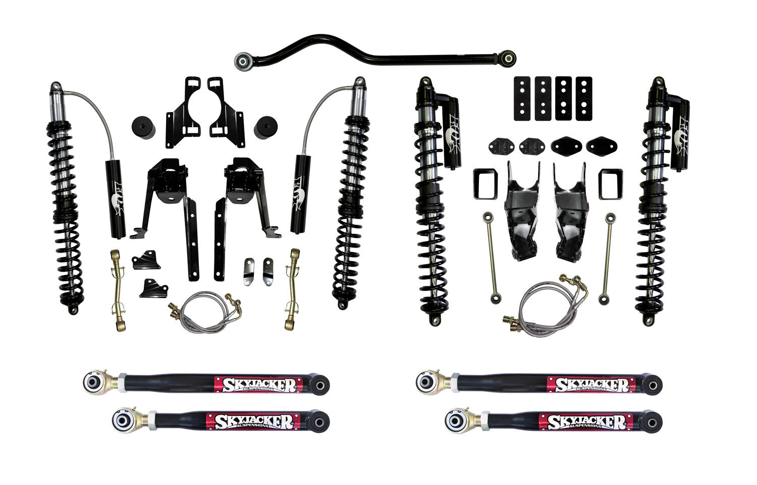 2007-2017 Jeep Wrangler Lift Kit Front|Rear 5.0-6.0 Inch Lift by SkyJacker - JK60SLSK-SX