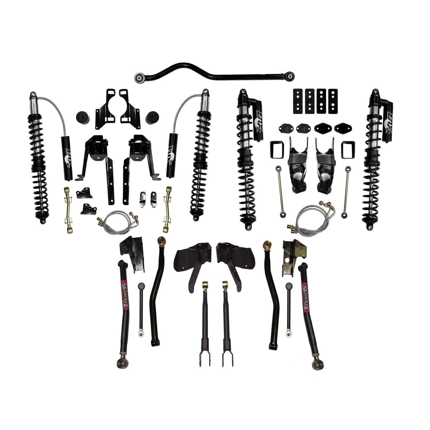 2007-2017 Jeep Wrangler Lift Kit Rear 5.0-6.0 Inch Lift by SkyJacker - JK64LLSK-SX