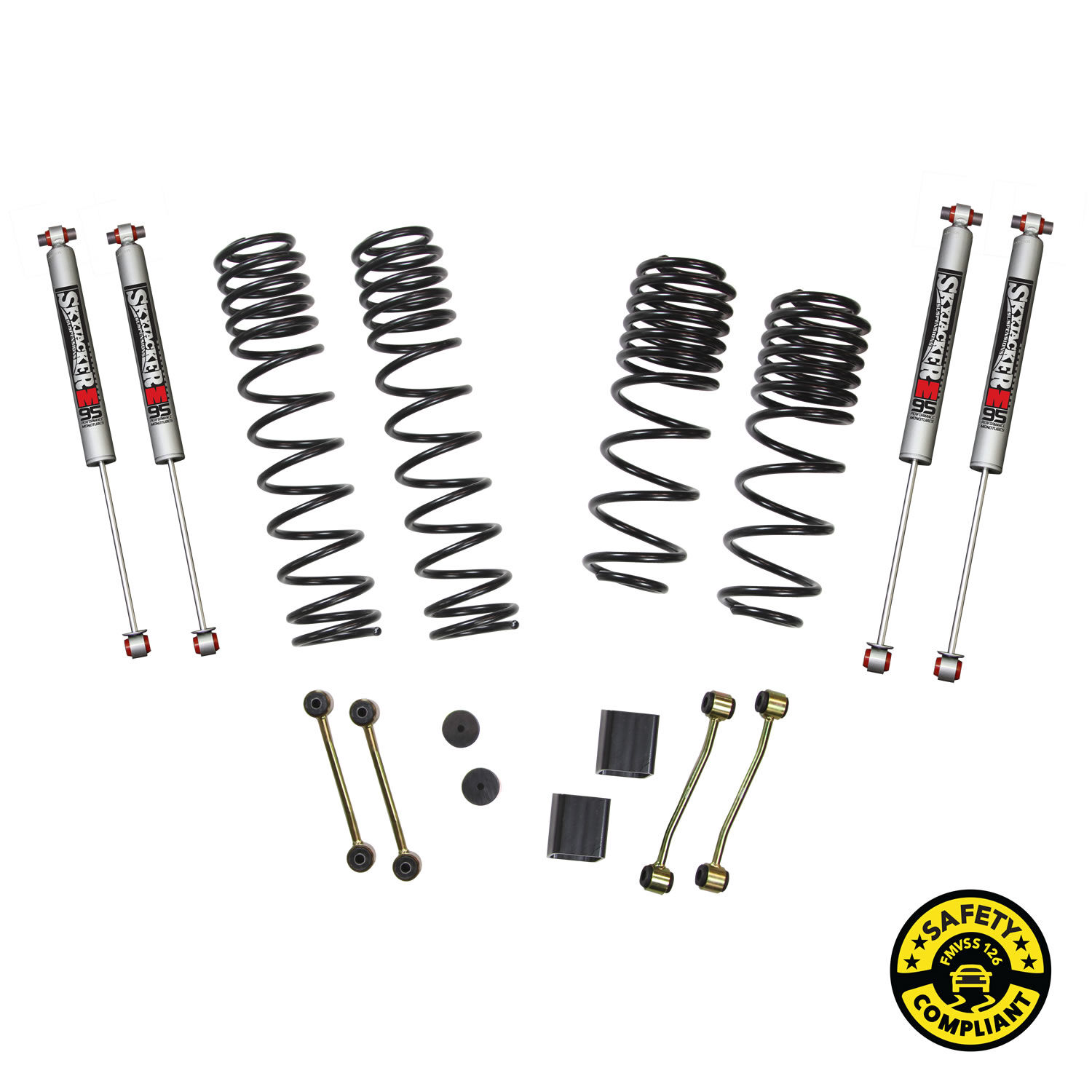 2018-2019 Jeep Wrangler Sport/Sport S Lift Kit 2.0-2.5 Inch Lift by SkyJacker - JL20BPMLT