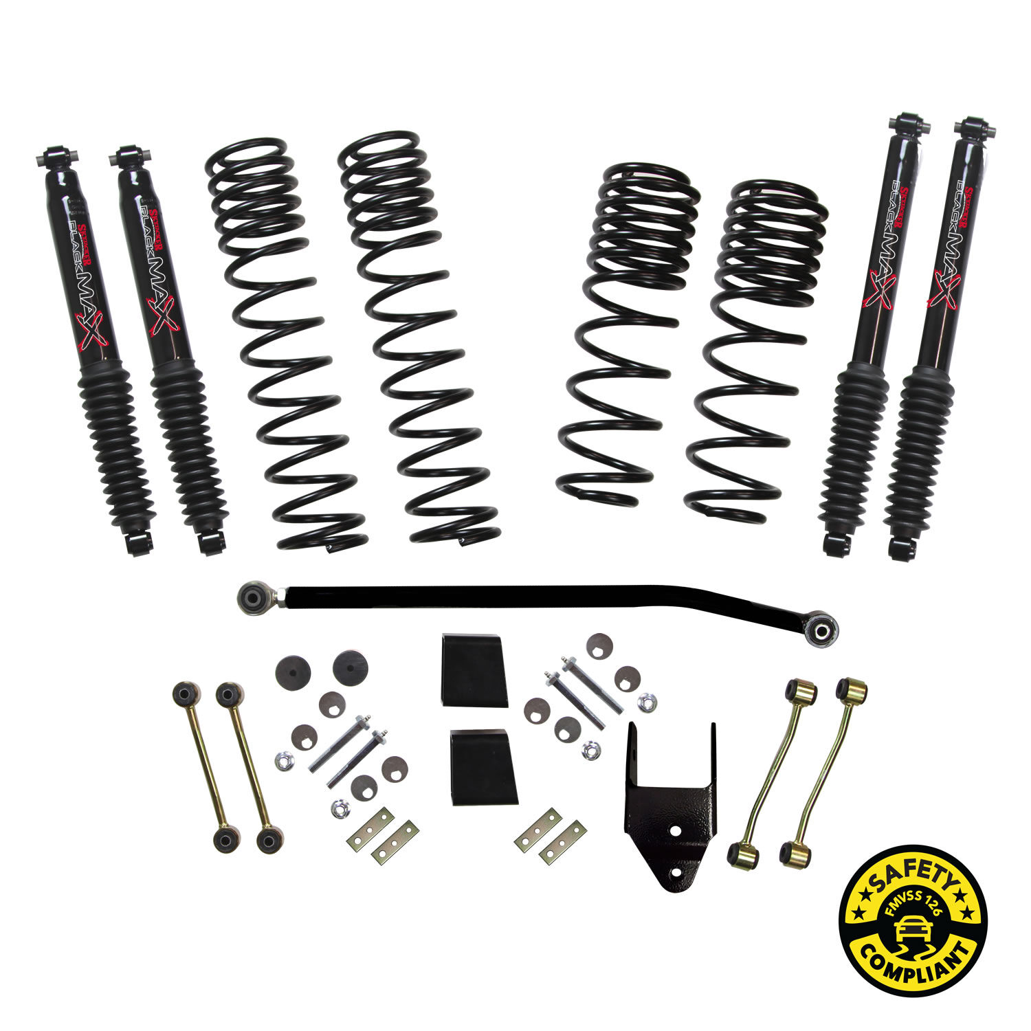 2018-2019 Jeep Wrangler ULTD Rubicon Lift Kit 3.5-4.0 Inch Lift by SkyJacker - JL40RBPBLT