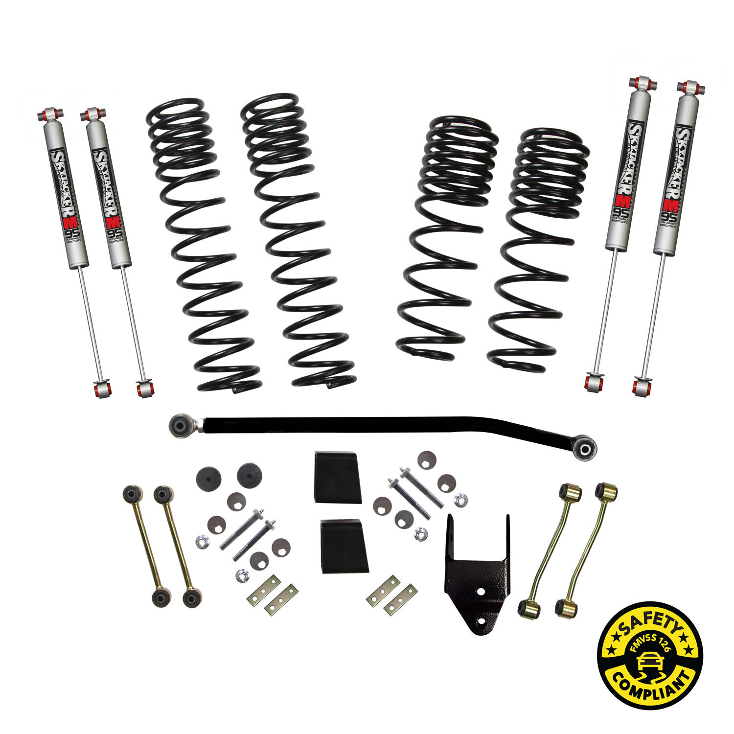 2018-2019 Jeep Wrangler ULTD Rubicon Lift Kit 3.5-4.0 Inch Lift by SkyJacker - JL40RBPMLT