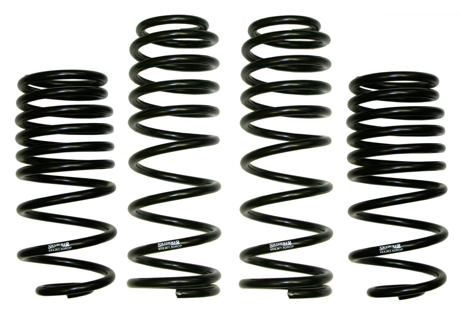 2007-2017 Jeep Wrangler Coil Spring Set Front|Rear 2.0-2.5 Inch Lift 2 Piece Set by SkyJacker - LOWJK024