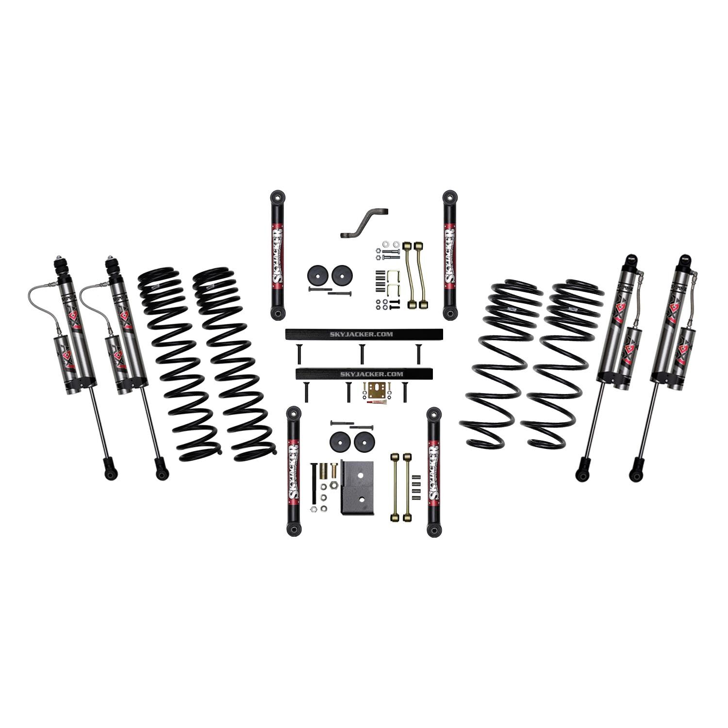 1997-2002 Jeep Wrangler Sahara/SE/Sport Lift Kit Front/Rear 4.0 Inch Lift by SkyJacker - TJ401BKXLT
