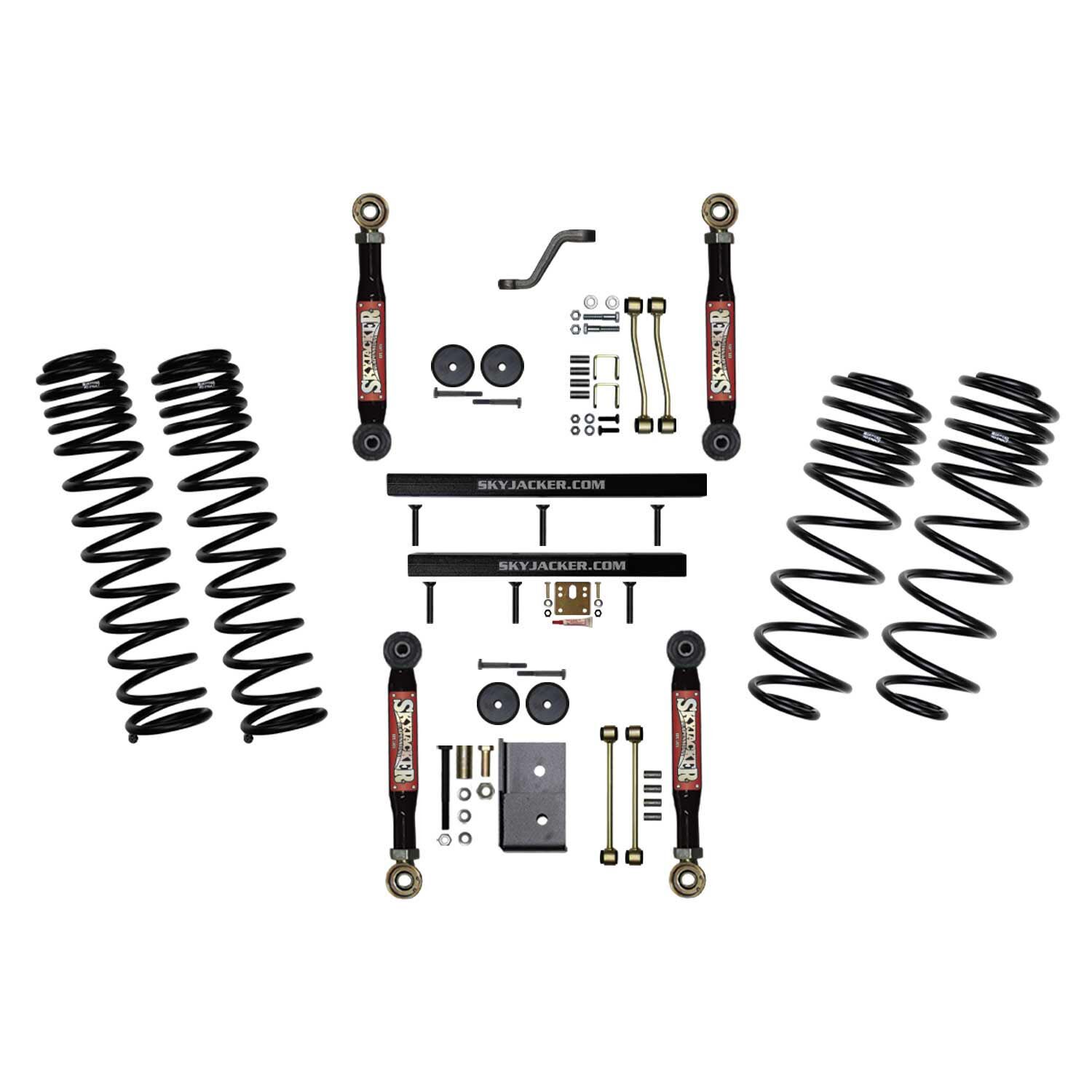1997-2002 Jeep Wrangler Sahara/SE/Sport Coil Springs Front/Rear 4.0 Inch Lift by SkyJacker - TJ401BLTX
