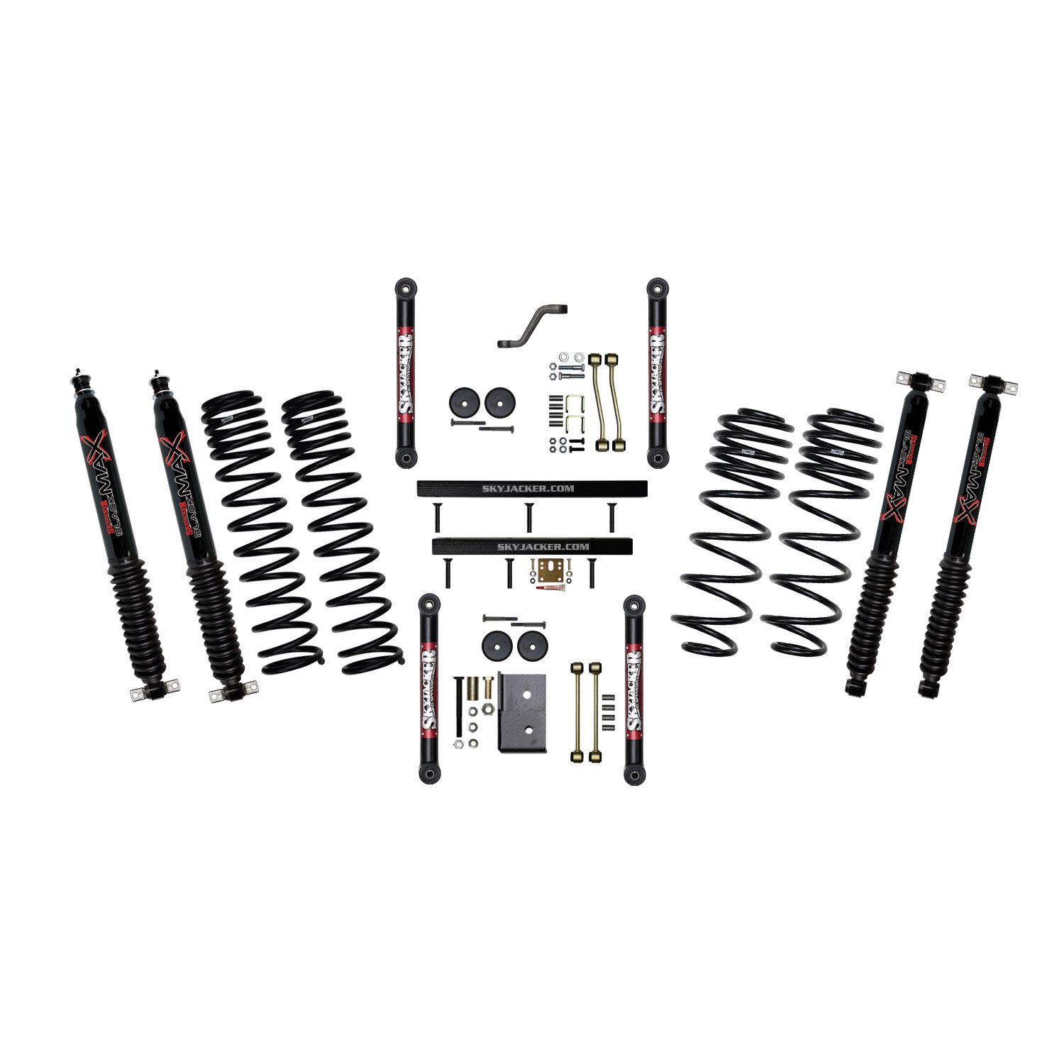 1997-2002 Jeep Wrangler Sahara/SE/Sport Lift Kit 4.0 Inch Lift by SkyJacker - TJ401BPBLT