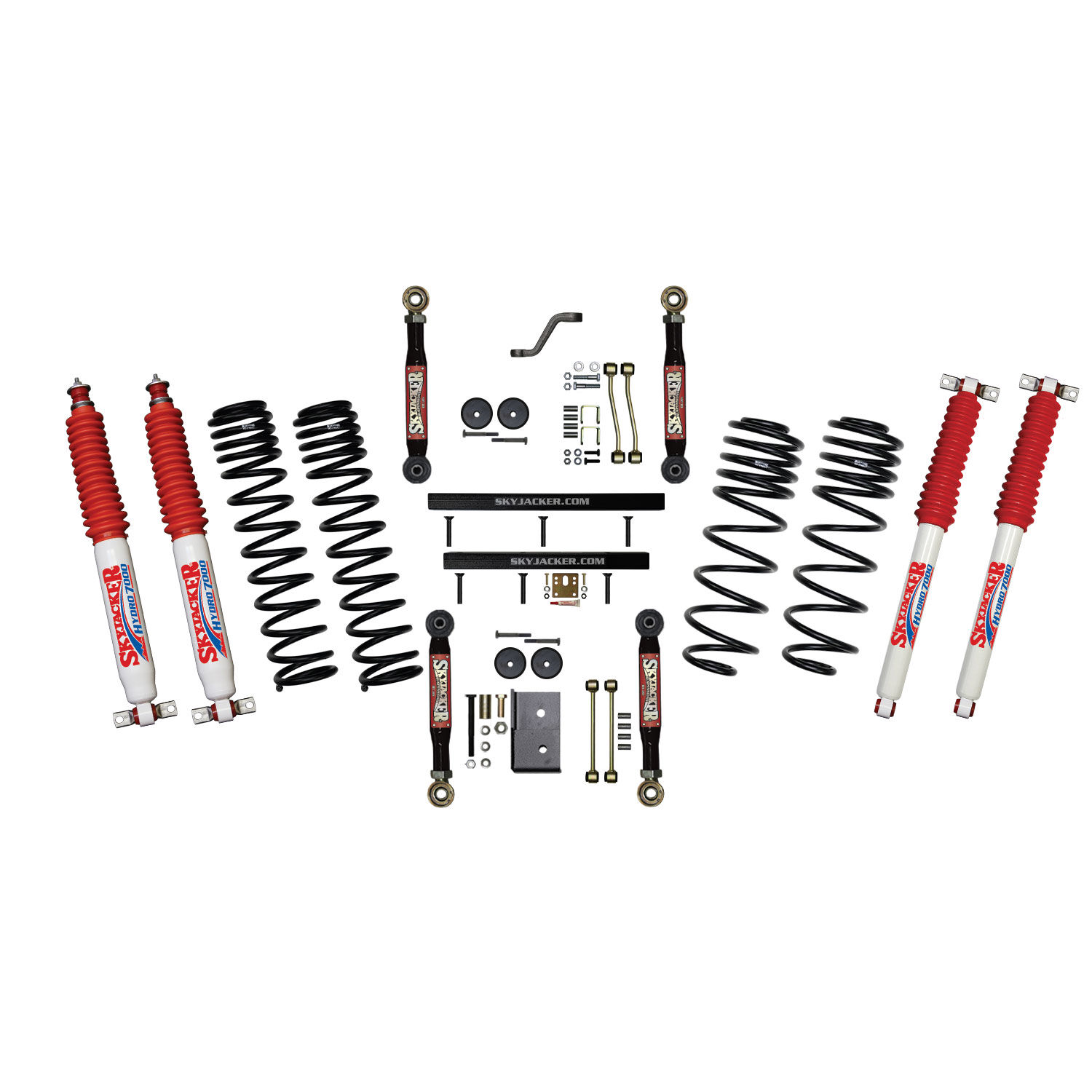 1997-2002 Jeep Wrangler Sahara/SE/Sport Lift Kit 4.0 Inch Lift by SkyJacker - TJ401BPHLTX