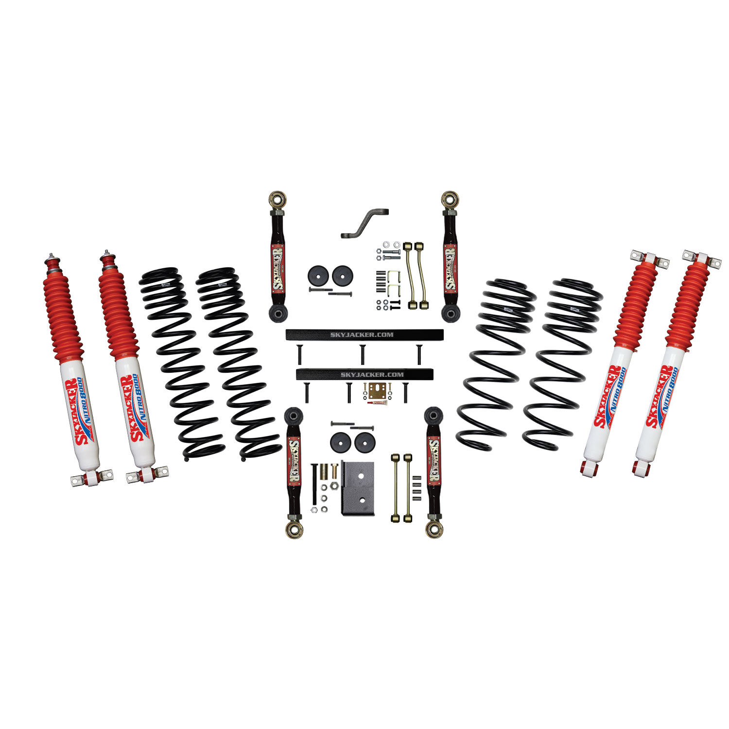 1997-2002 Jeep Wrangler Sahara/SE/Sport Lift Kit 4.0 Inch Lift by SkyJacker - TJ401BPNLTX