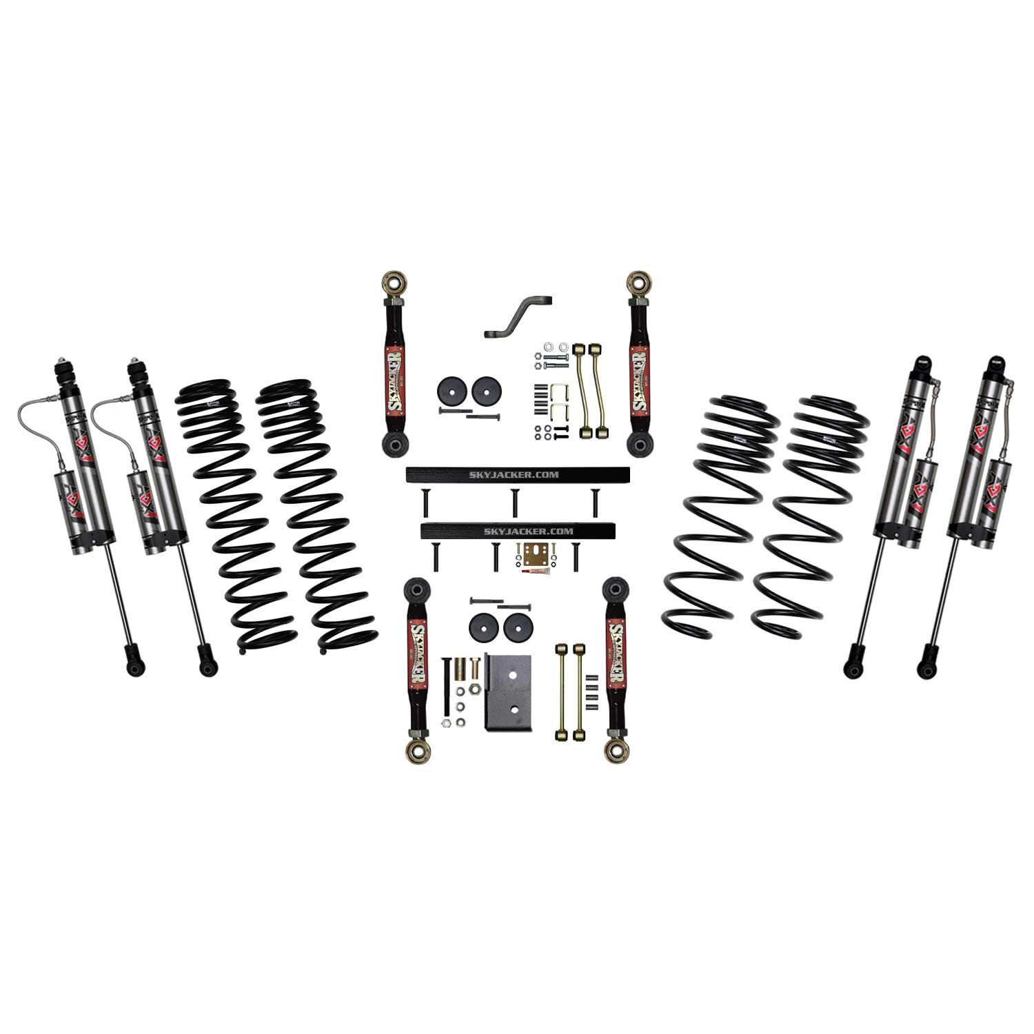 2003-2006 Jeep Wrangler Rubicon/SE/Sport/X Lift Kit Front/Rear 4.0 Inch Lift by SkyJacker - TJ403BKXLTX
