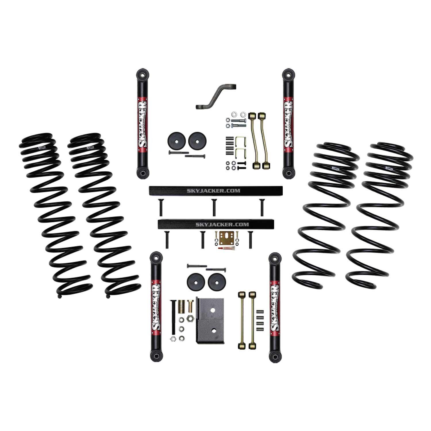 2003-2006 Jeep Wrangler Rubicon/SE/Sport/X Coil Springs Front/Rear 4.0 Inch Lift by SkyJacker - TJ403BLT