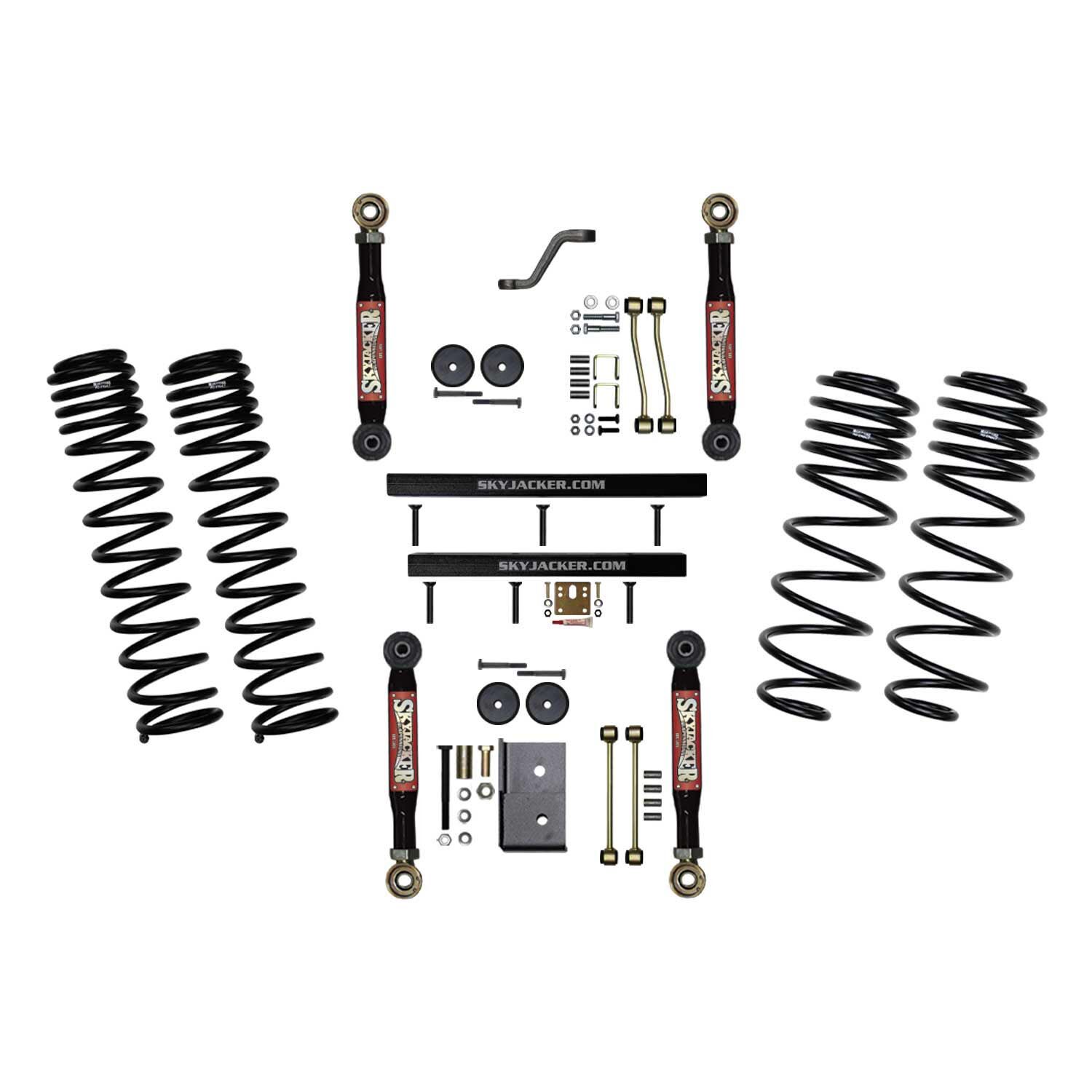 2003-2006 Jeep Wrangler Rubicon/SE/Sport/X Coil Springs Front/Rear 4.0 Inch Lift by SkyJacker - TJ403BLTX