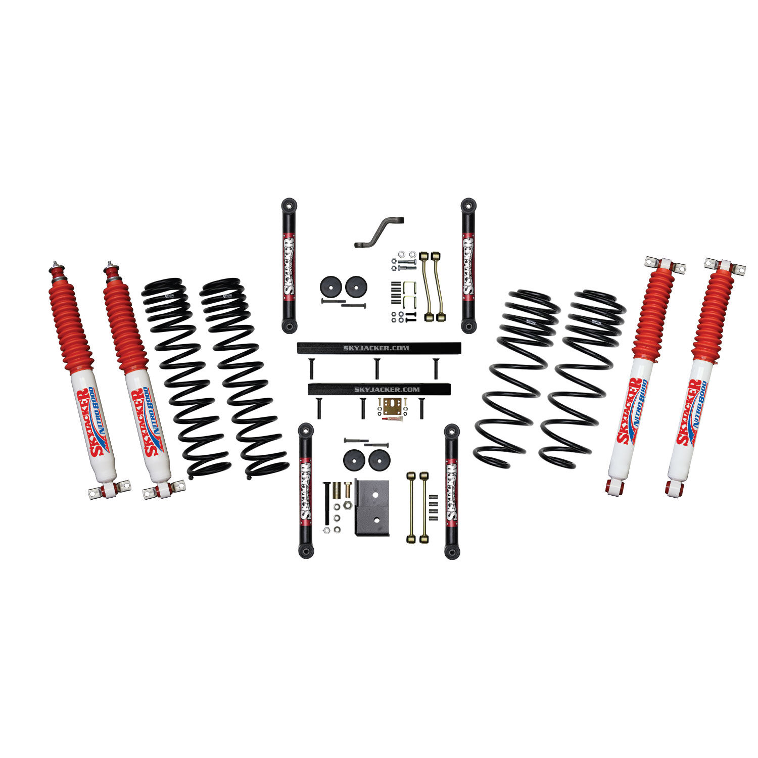 2003-2006 Jeep Wrangler Rubicon/SE/Sport/X Lift Kit 4.0 Inch Lift by SkyJacker - TJ403BPNLT