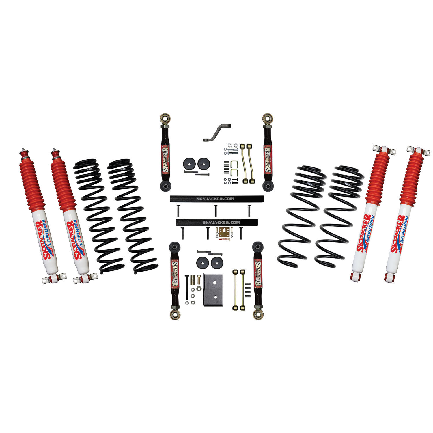 2003-2006 Jeep Wrangler Rubicon/SE/Sport/X Lift Kit 4.0 Inch Lift by SkyJacker - TJ403BPNLTX